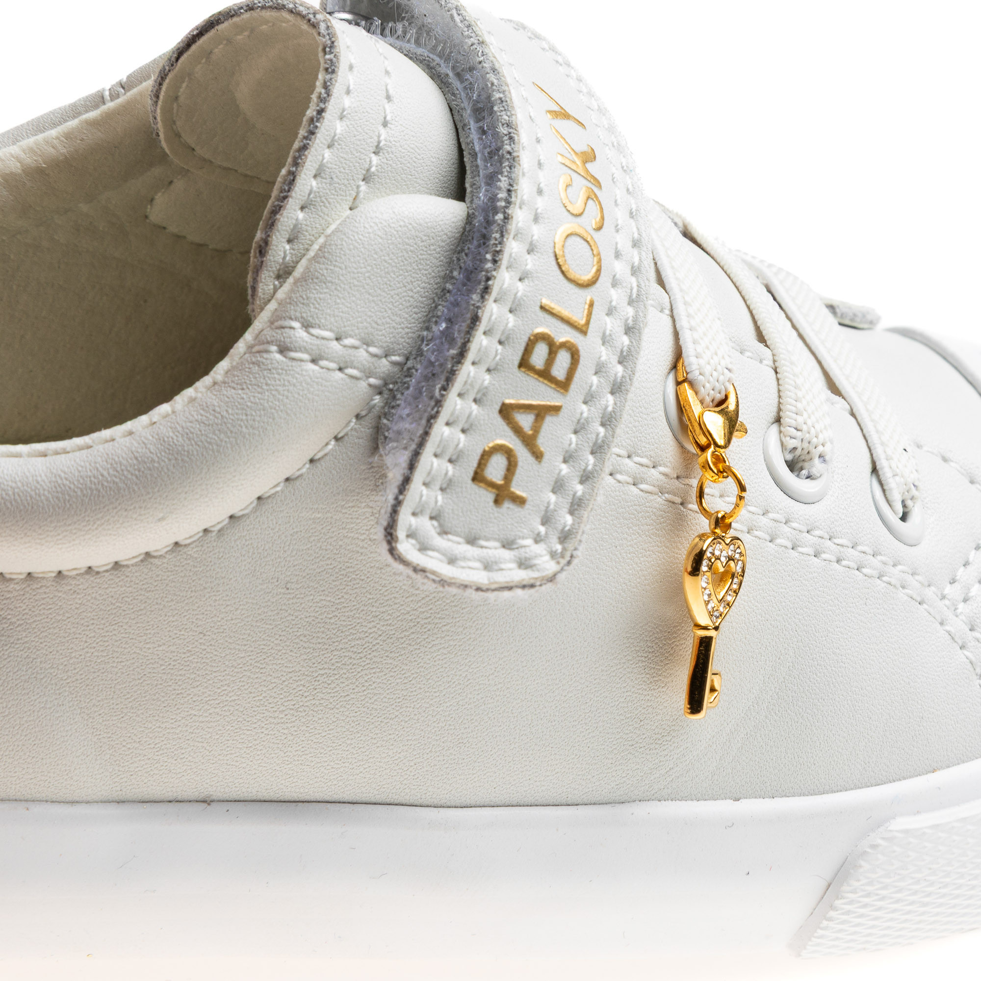 Pablosky Kids Hook & Loop Leather Sports Shoes-boys-shoes-schoolshoes-image-6
