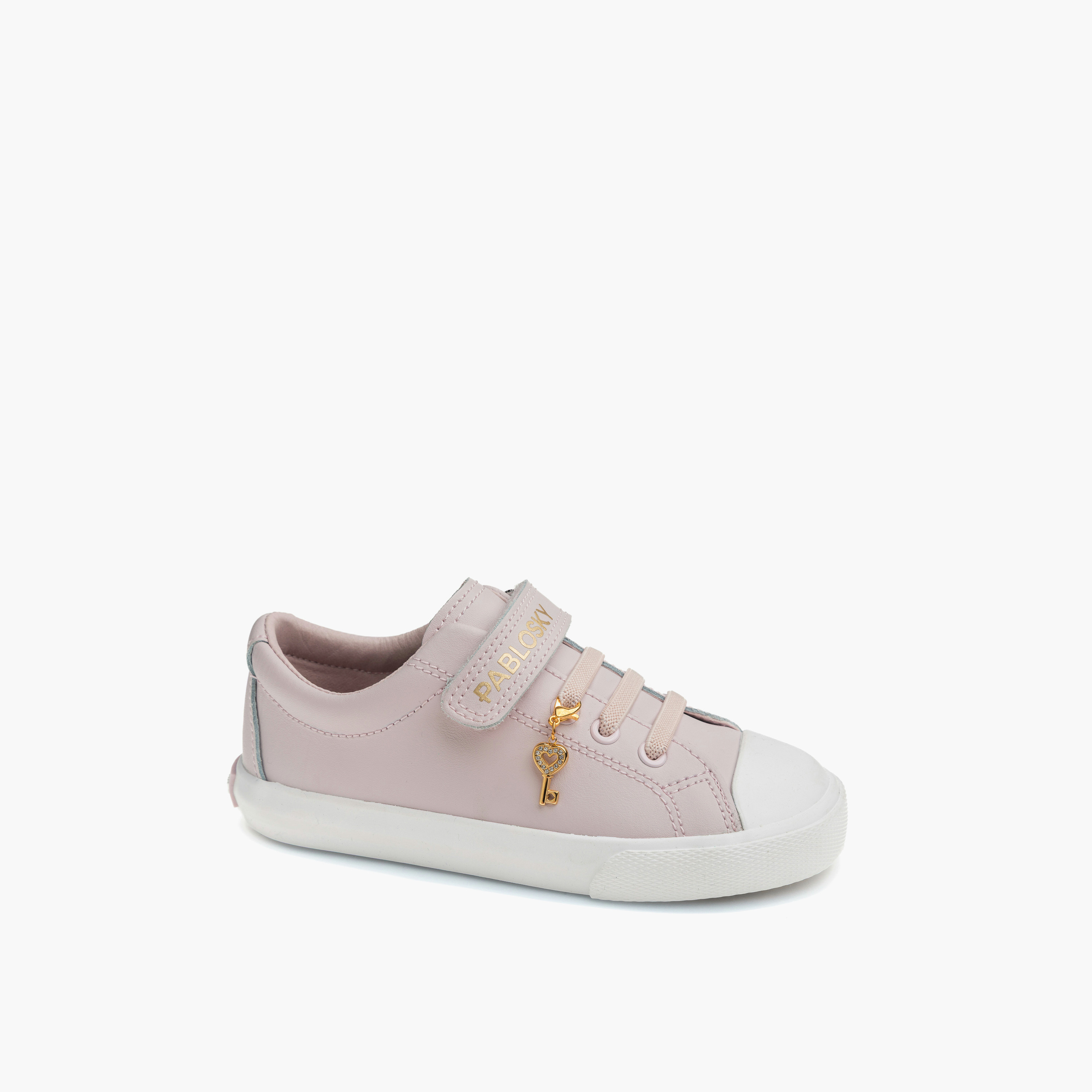 Pablosky Girls Hook & Loop Leather Sneakers-girls-shoes-sneakers-image-7