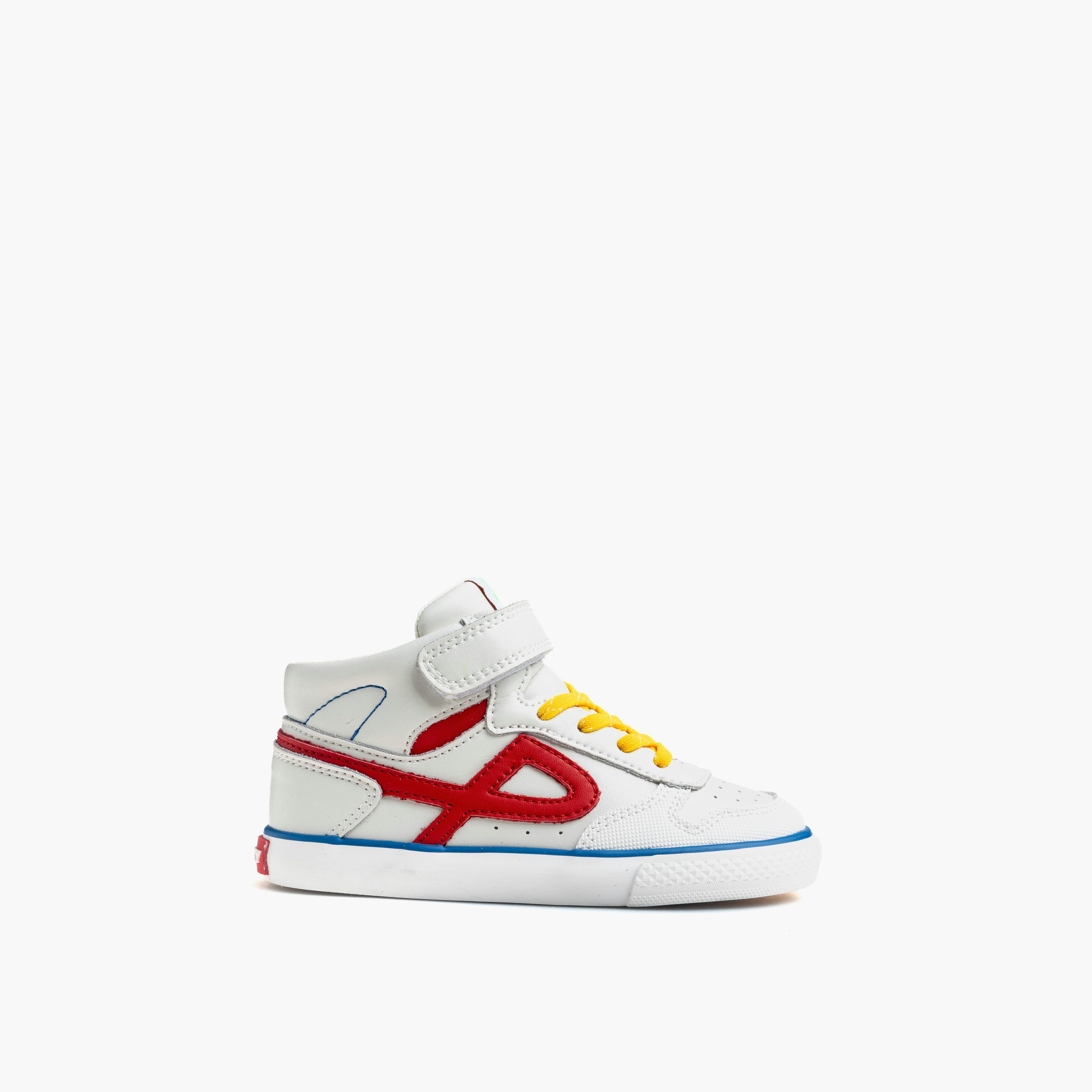 Pablosky Boys Hook & Loop Leather High Top Sneakers-boys-shoes-sneakers-image-2