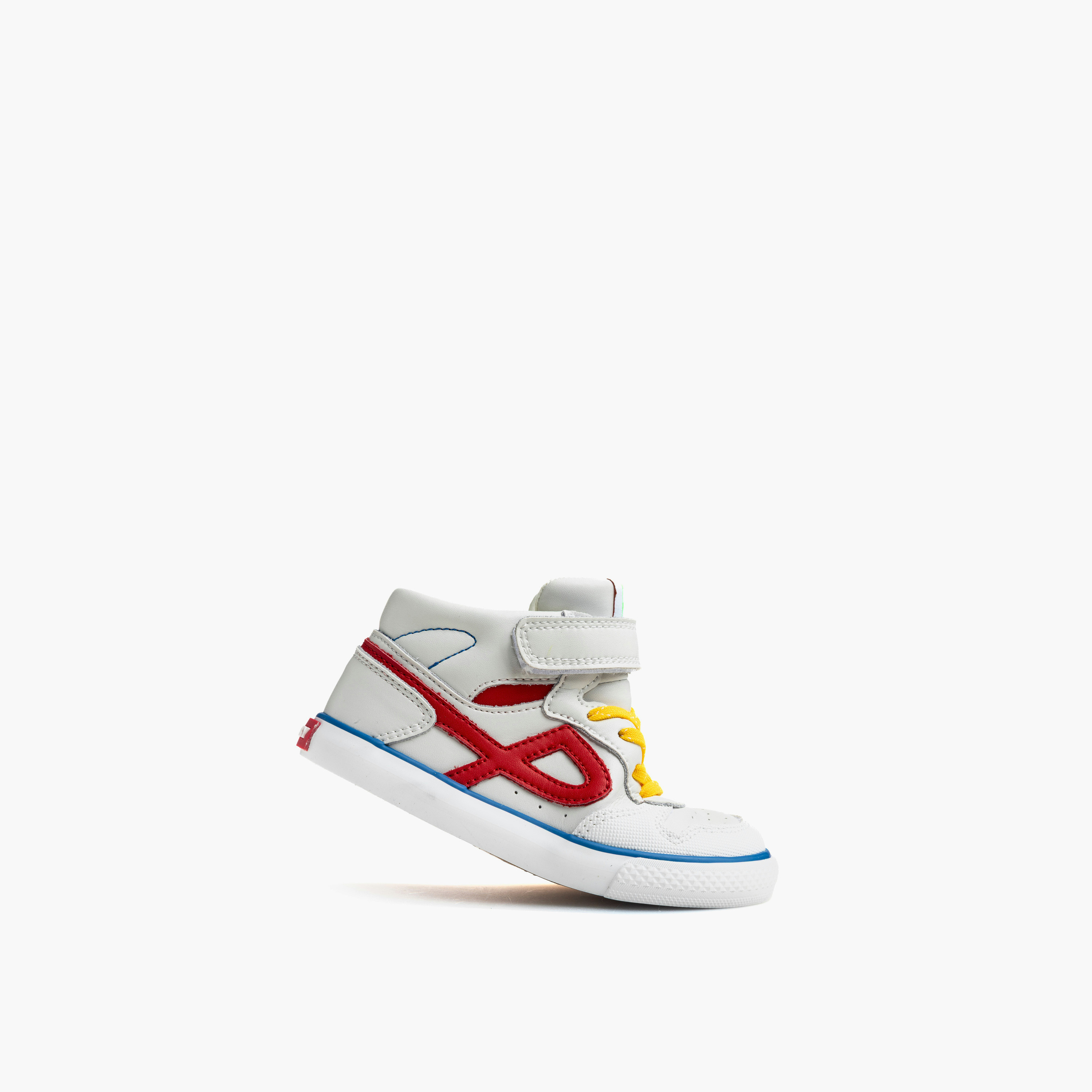 Pablosky Boys Hook & Loop Leather High Top Sneakers-boys-shoes-sneakers-image-5