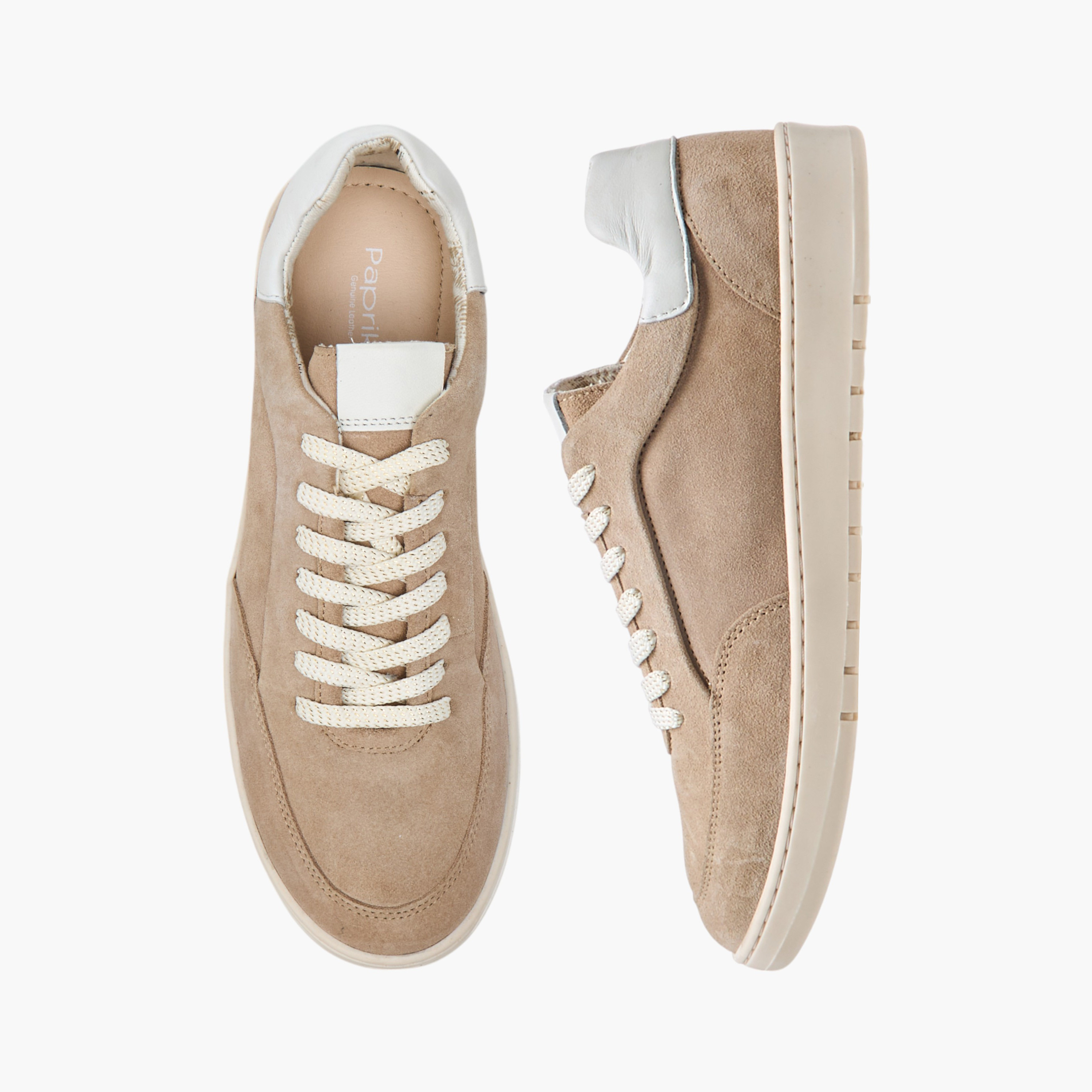 Paprika Panelled Sneakers with Lace-Up Closure-women-shoes-sneakers-image-1