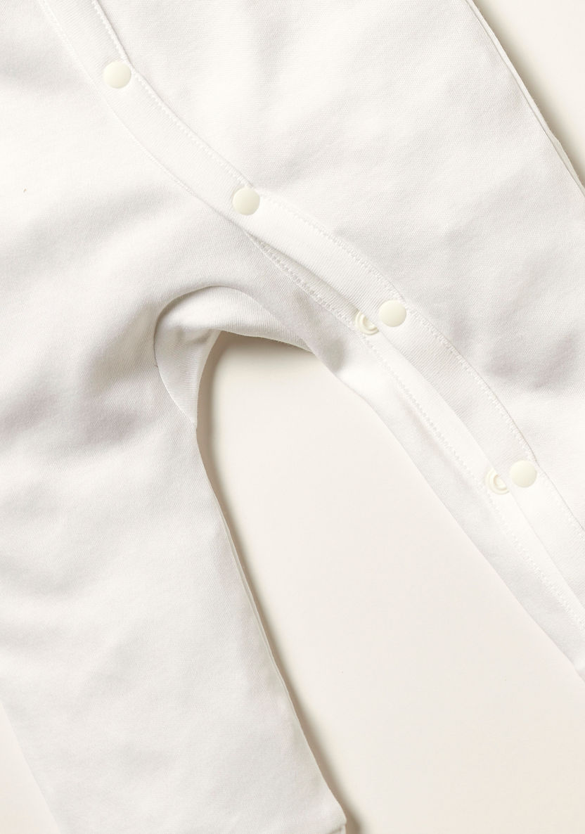 Juniors Solid Sleepsuit with Long Sleeves-Sleepsuits-image-3
