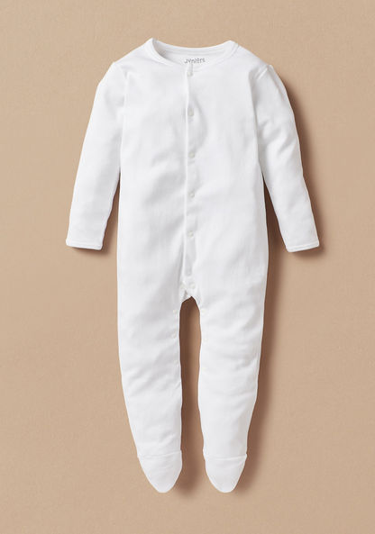 Juniors Solid Sleepsuit with Long Sleeves