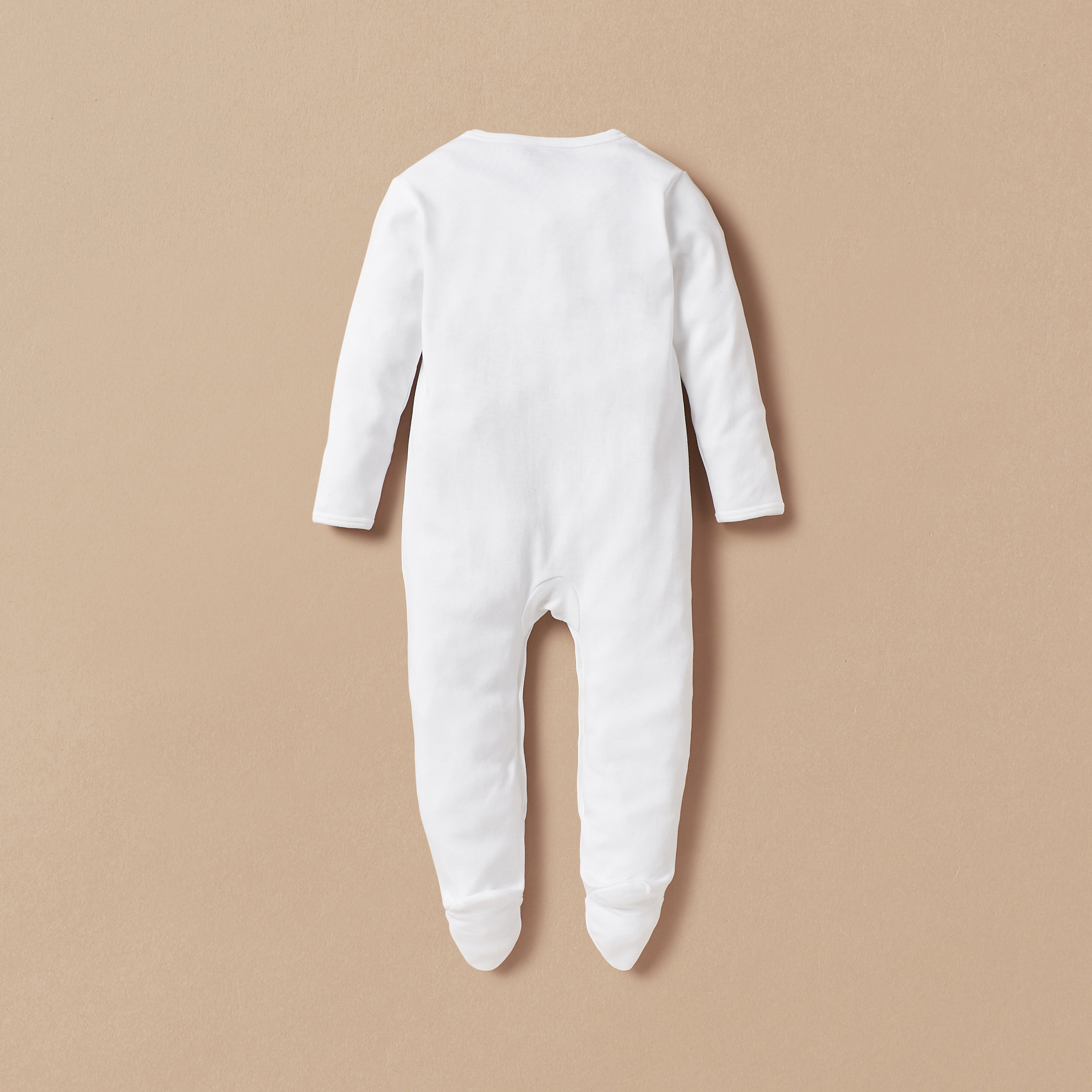 Juniors Solid Sleepsuit with Long Sleeves-baby-girls-clothing-nightwear-sleepsuits-image-4
