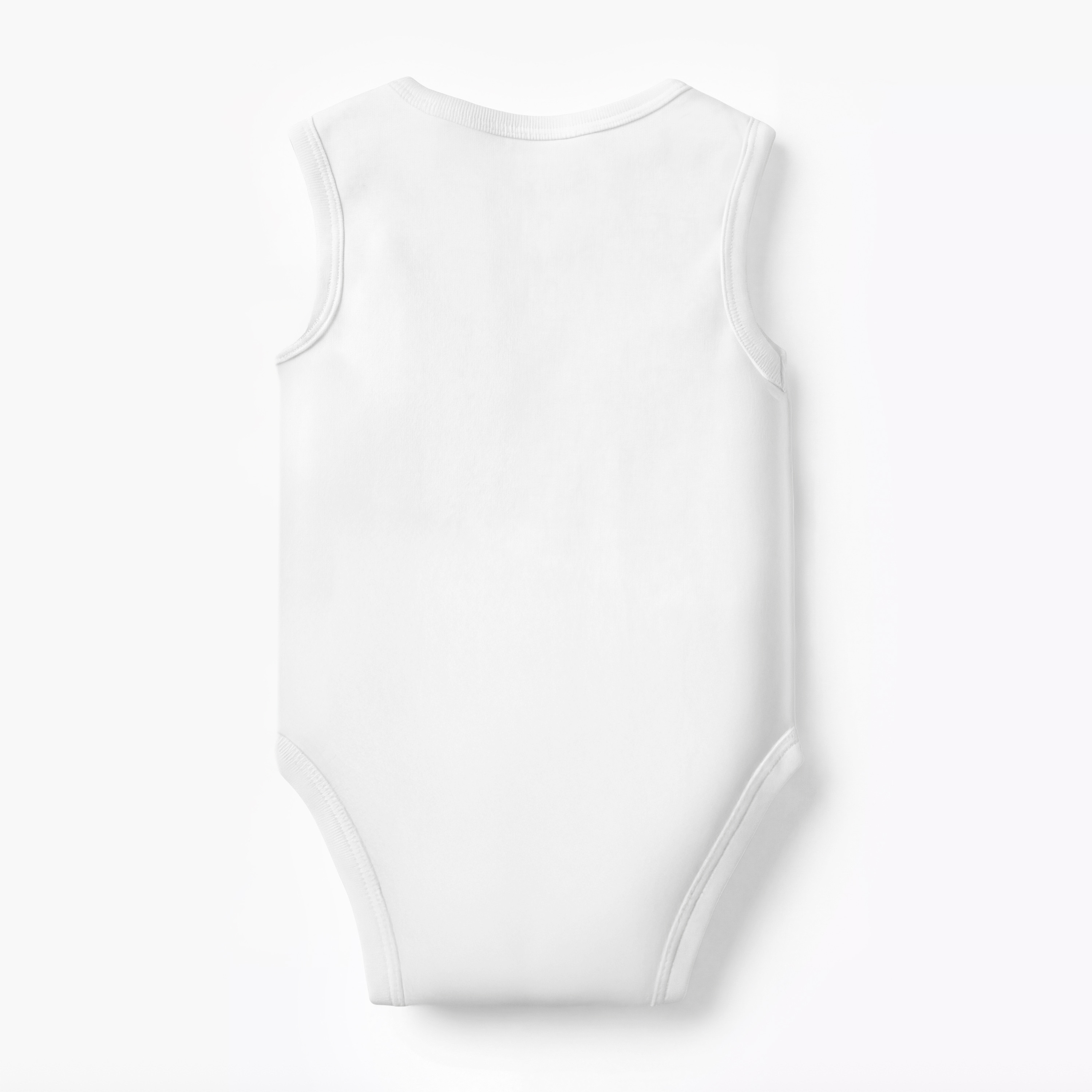 Juniors Solid Sleeveless Bodysuit with Button Closure-promo_babyshop_Buy5for59_BAH130126-image-2