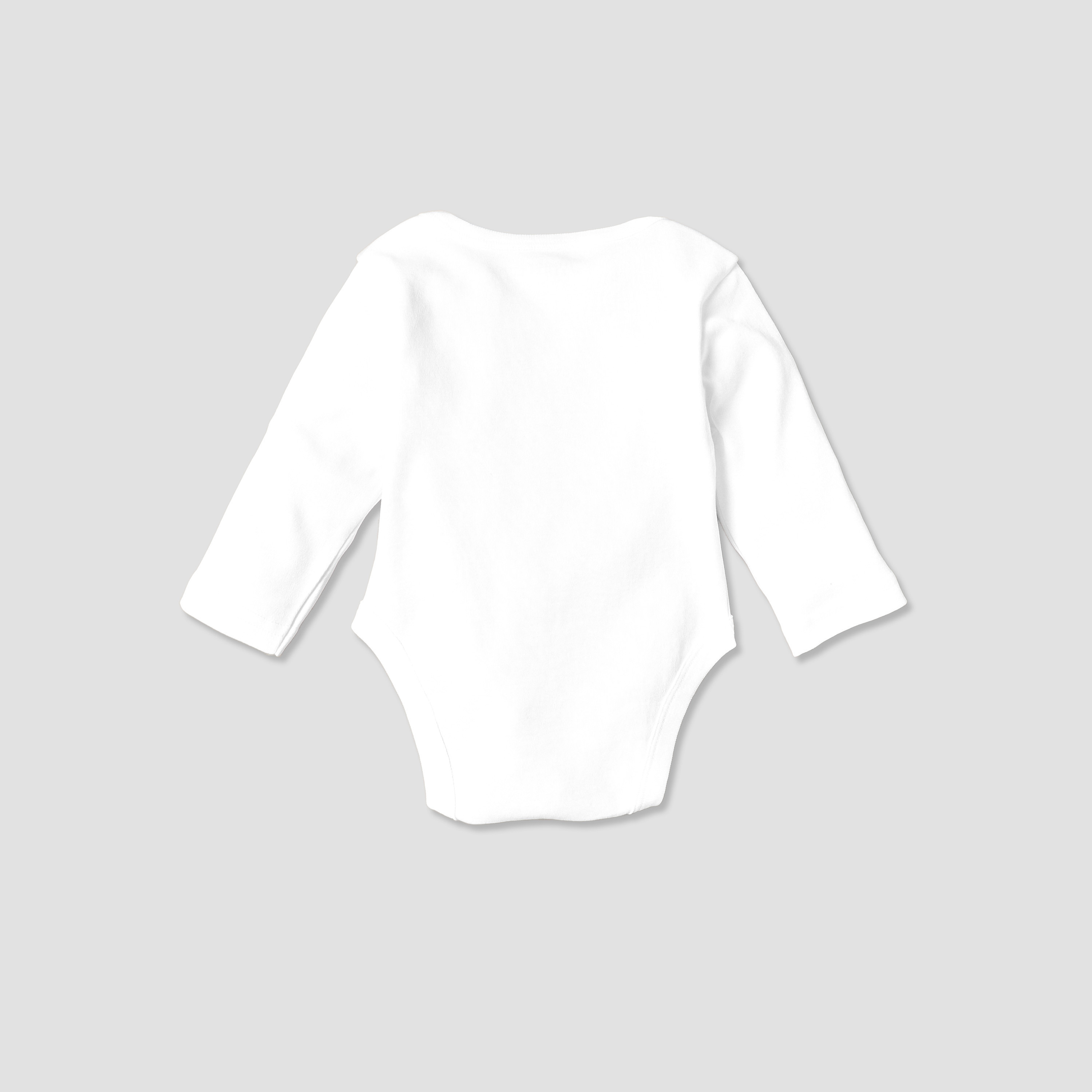 بودي سوت سادة بياقة مستديرة وأكمام طويلة من جونيورز-baby-girls-clothing-bodysuits-image-3