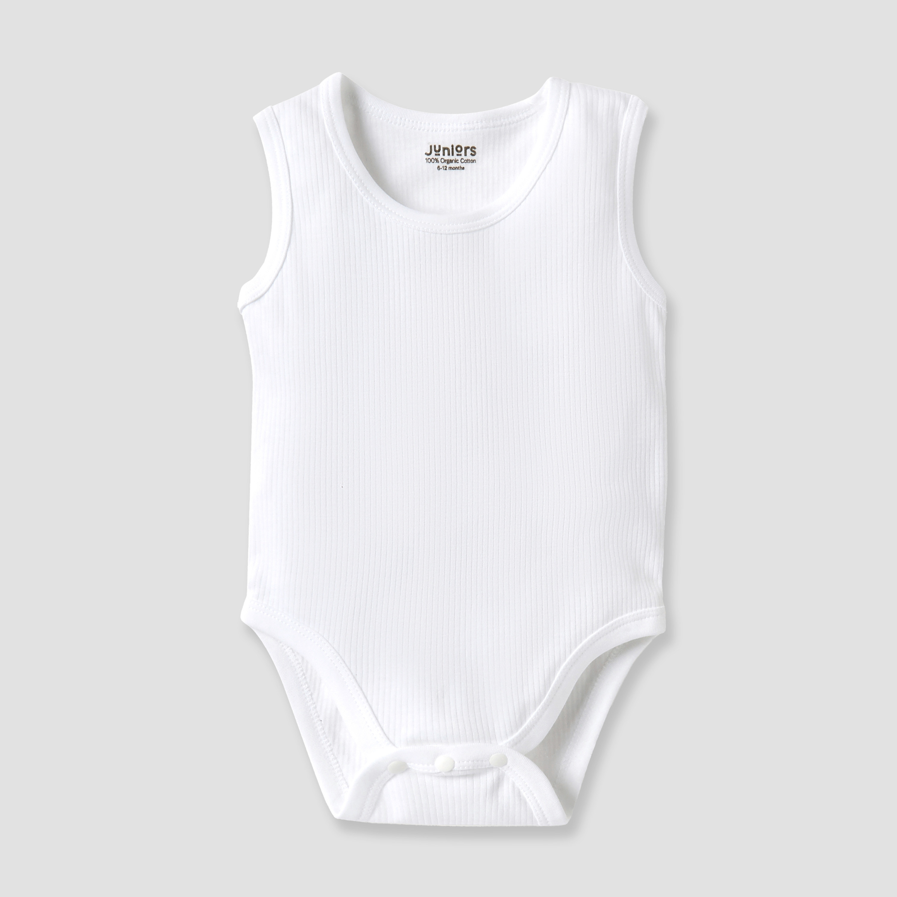 Juniors Textured Sleeveless Bodysuit with Button Closure-promo_babyshop_Buy5for59_KSA130126-image-2