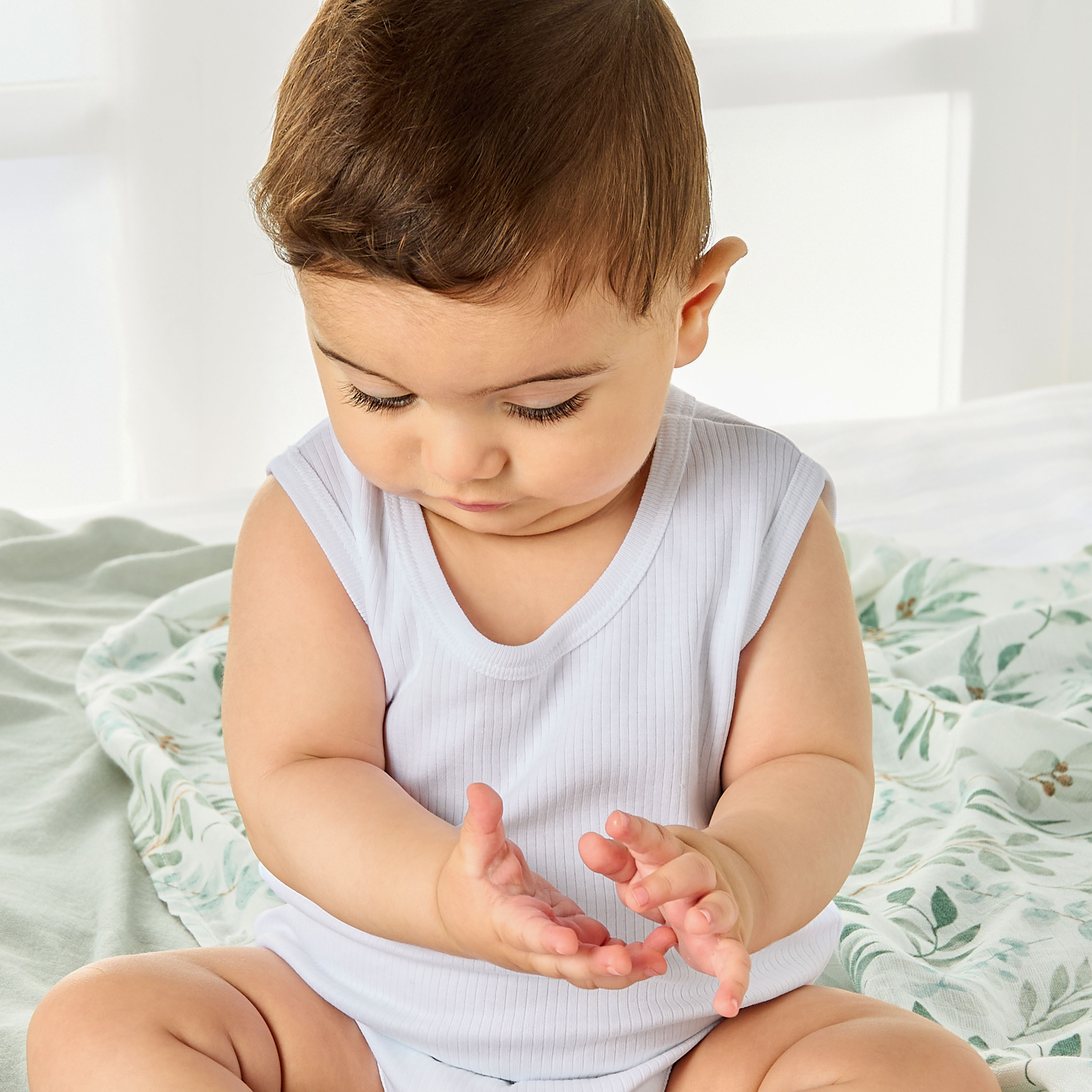 Juniors Textured Sleeveless Bodysuit with Button Closure-promo_babyshop_Buy5for59_KSA130126-image-5