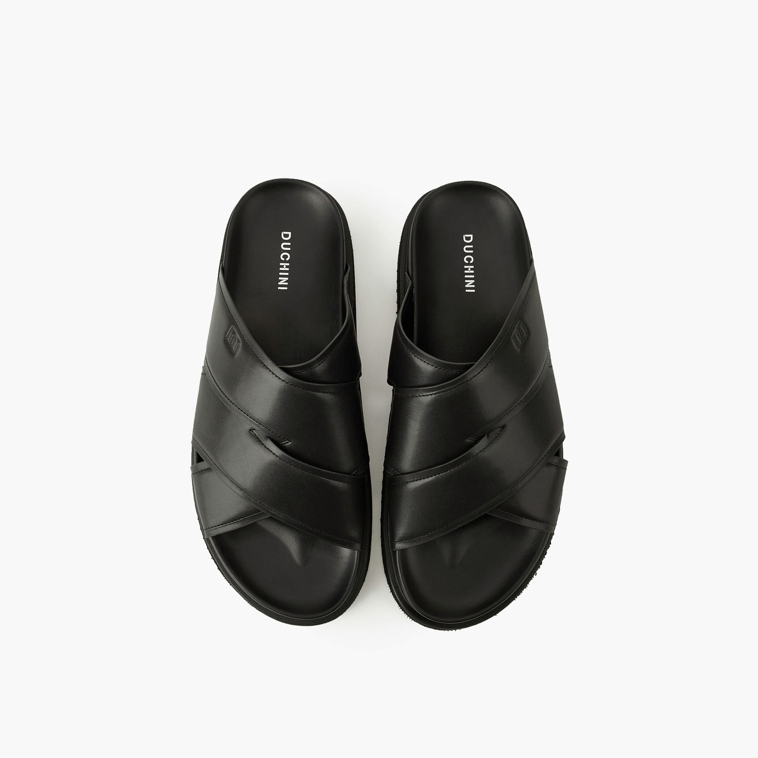 Duchini Men Cross Strap Comfort Sandals-men-shoes-sandals-image-1
