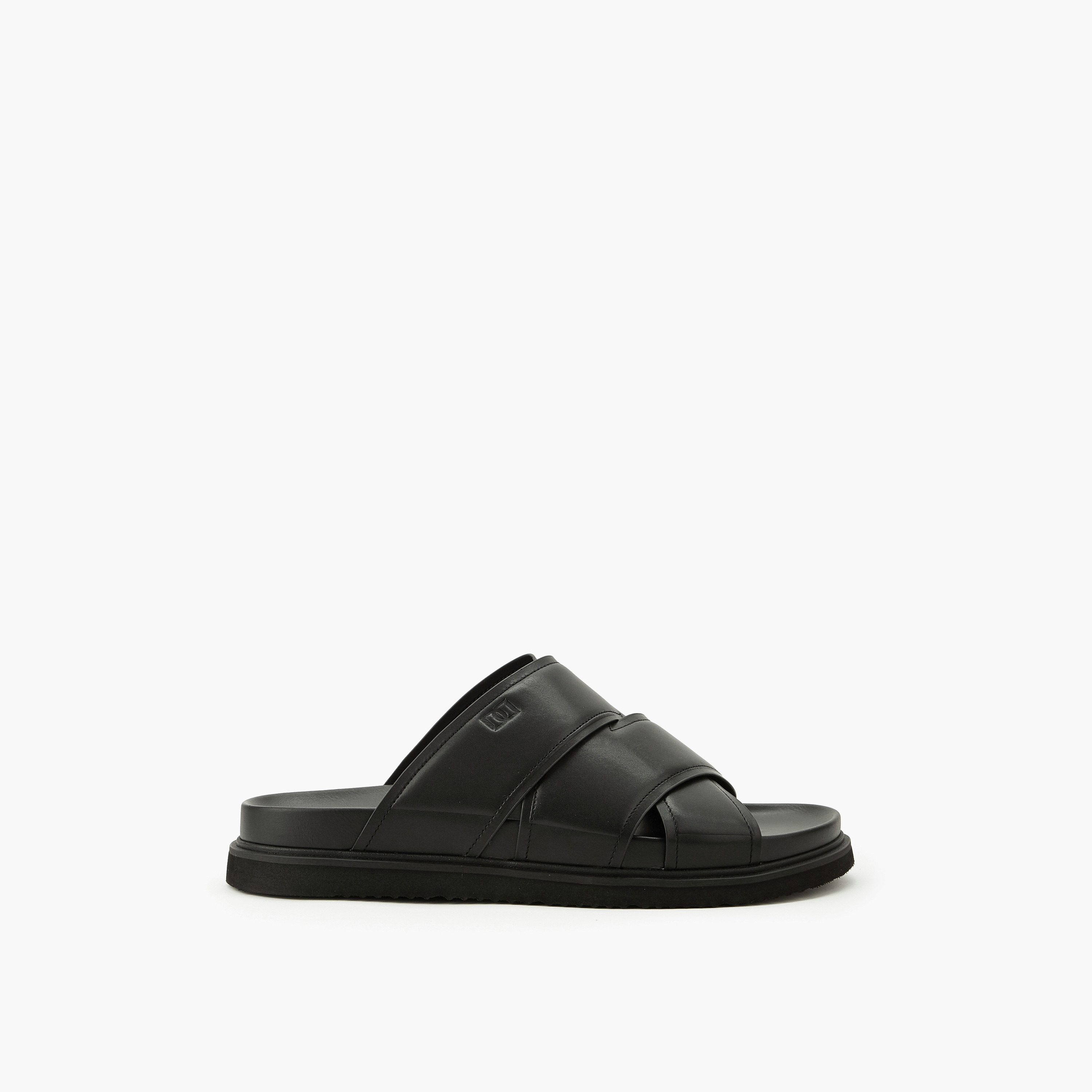 Duchini Men Cross Strap Comfort Sandals-men-shoes-sandals-image-3