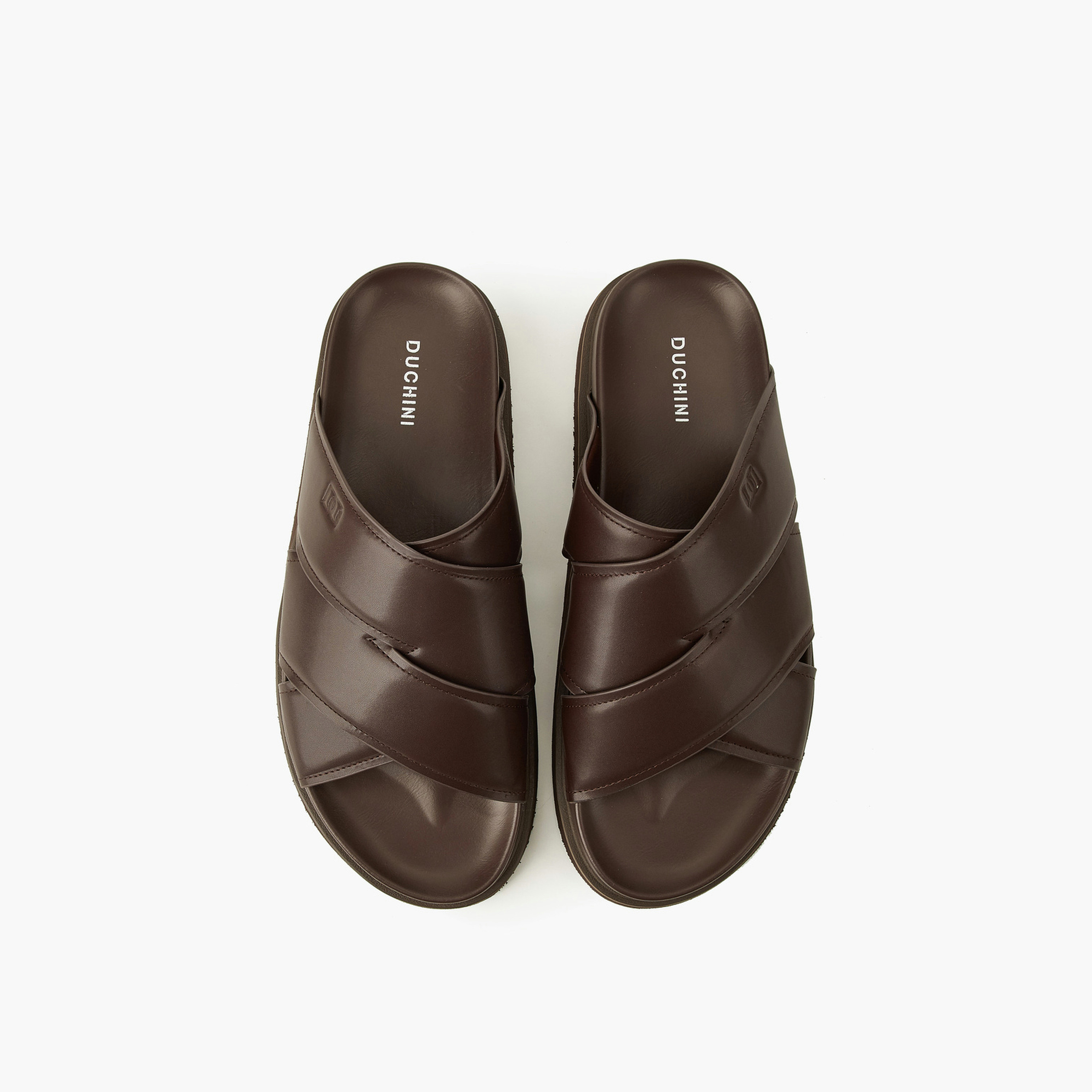 Duchini Men Cross Strap Comfort Sandals-men-shoes-sandals-image-1
