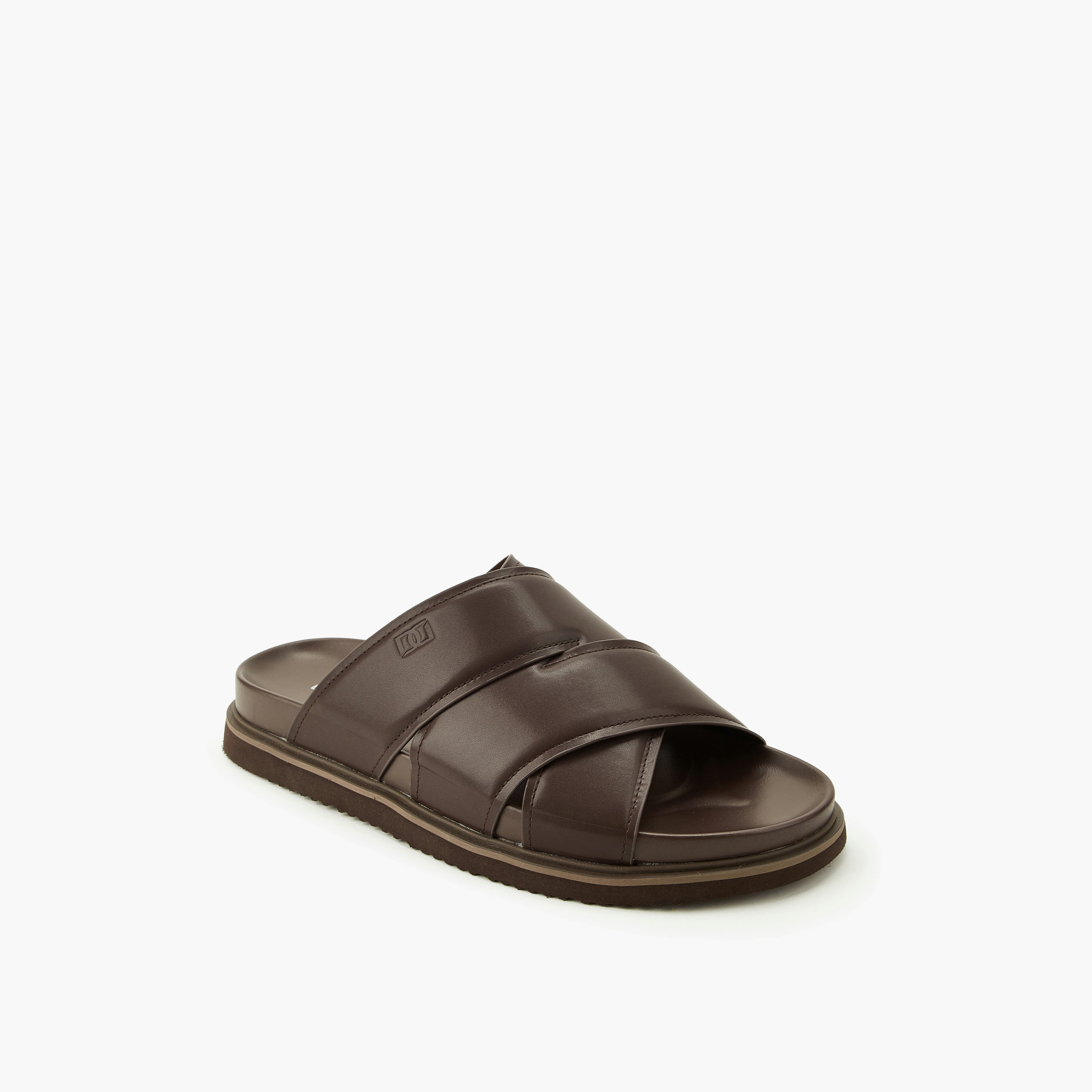 Duchini Men Cross Strap Comfort Sandals-men-shoes-sandals-image-2