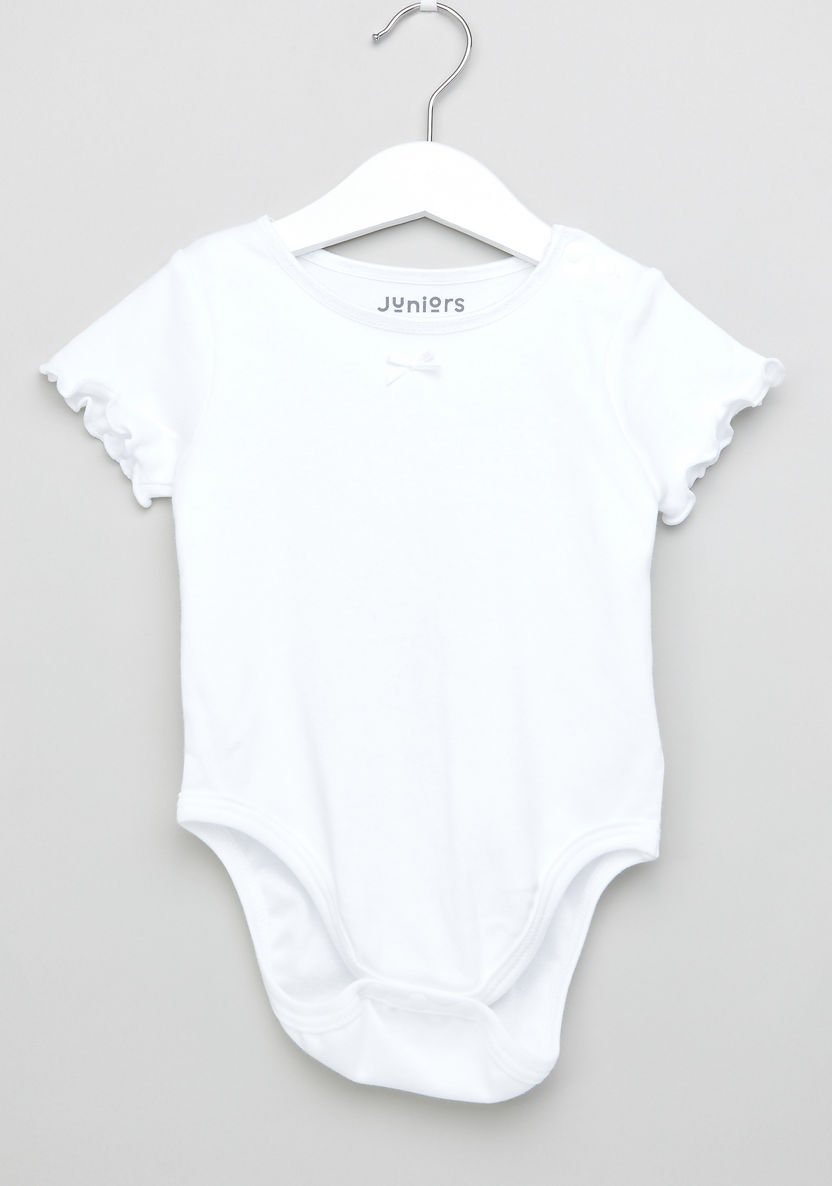 Juniors Short Sleeves Bodysuit-Bodysuits-image-0