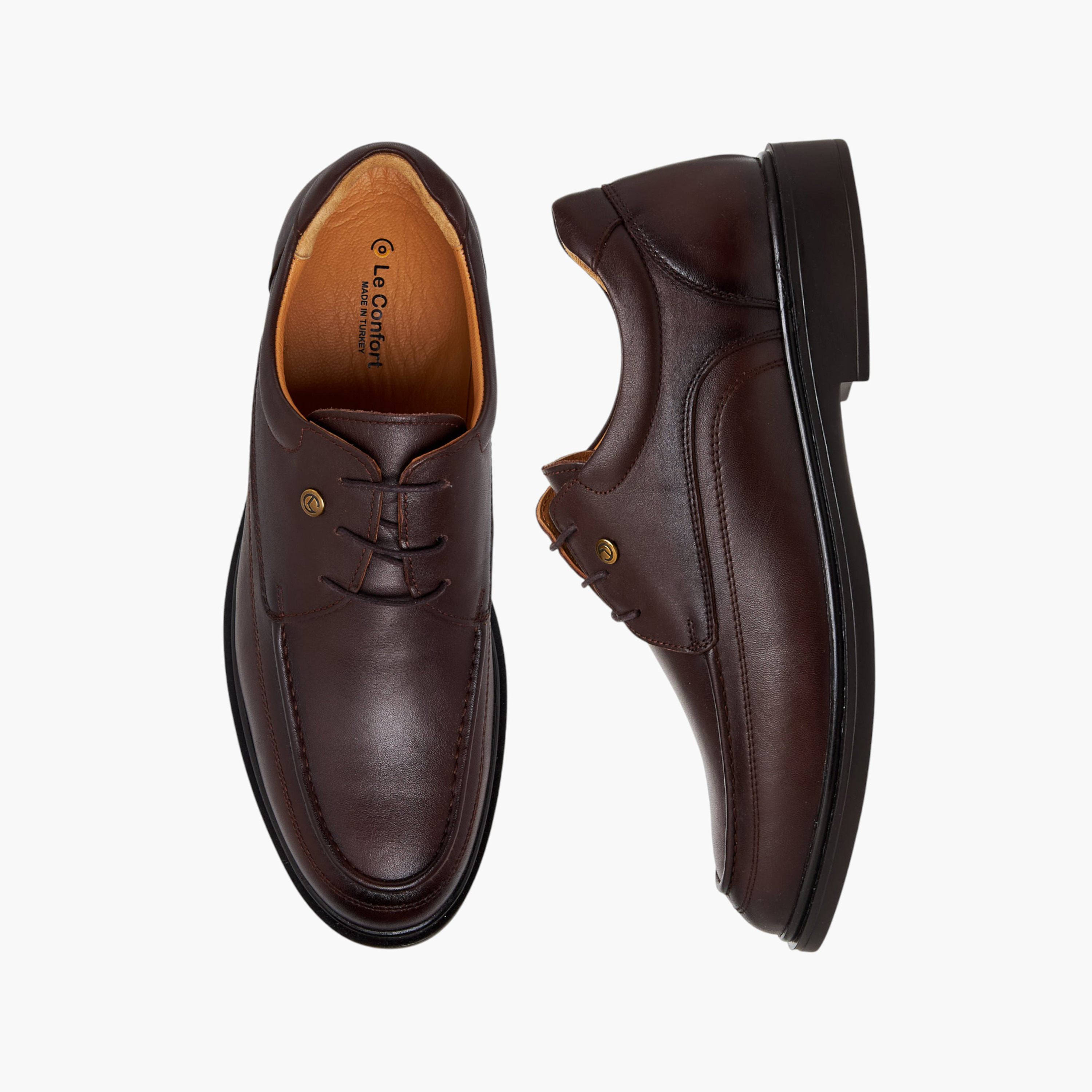 حذاء ديربي برباط للرجال من لو كونفورت-men-shoes-formalshoes-image-1