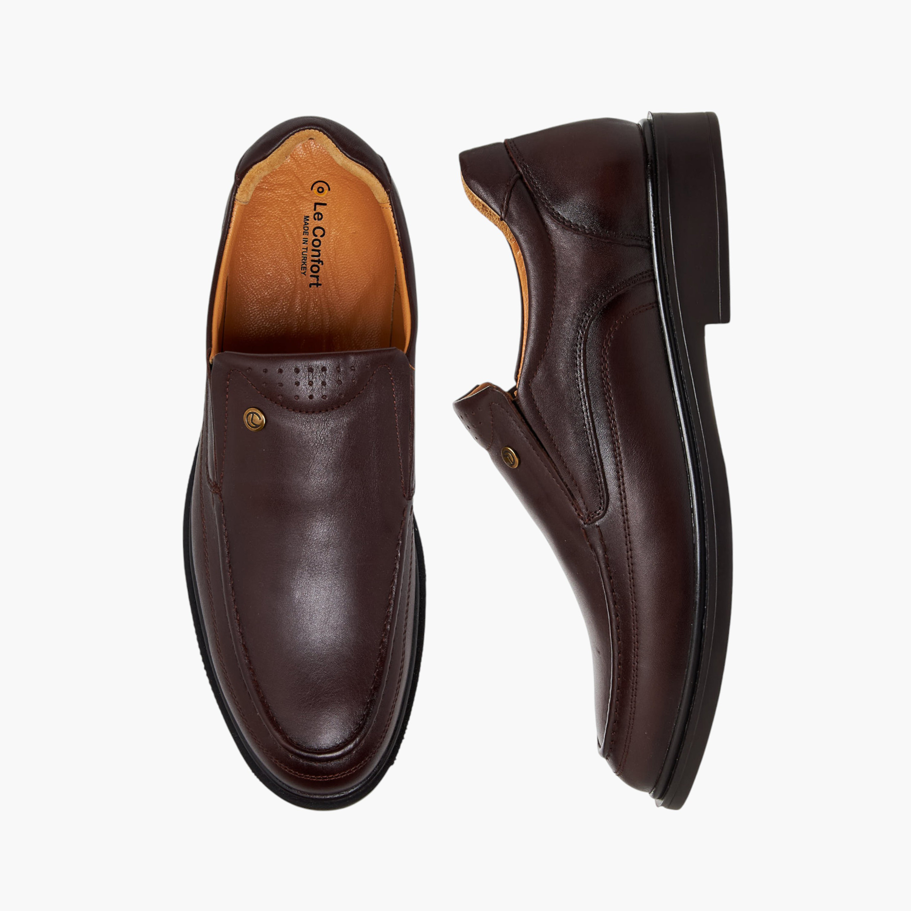 Le Confort Men Slip-On Leather Loafers-men-shoes-formalshoes-image-1