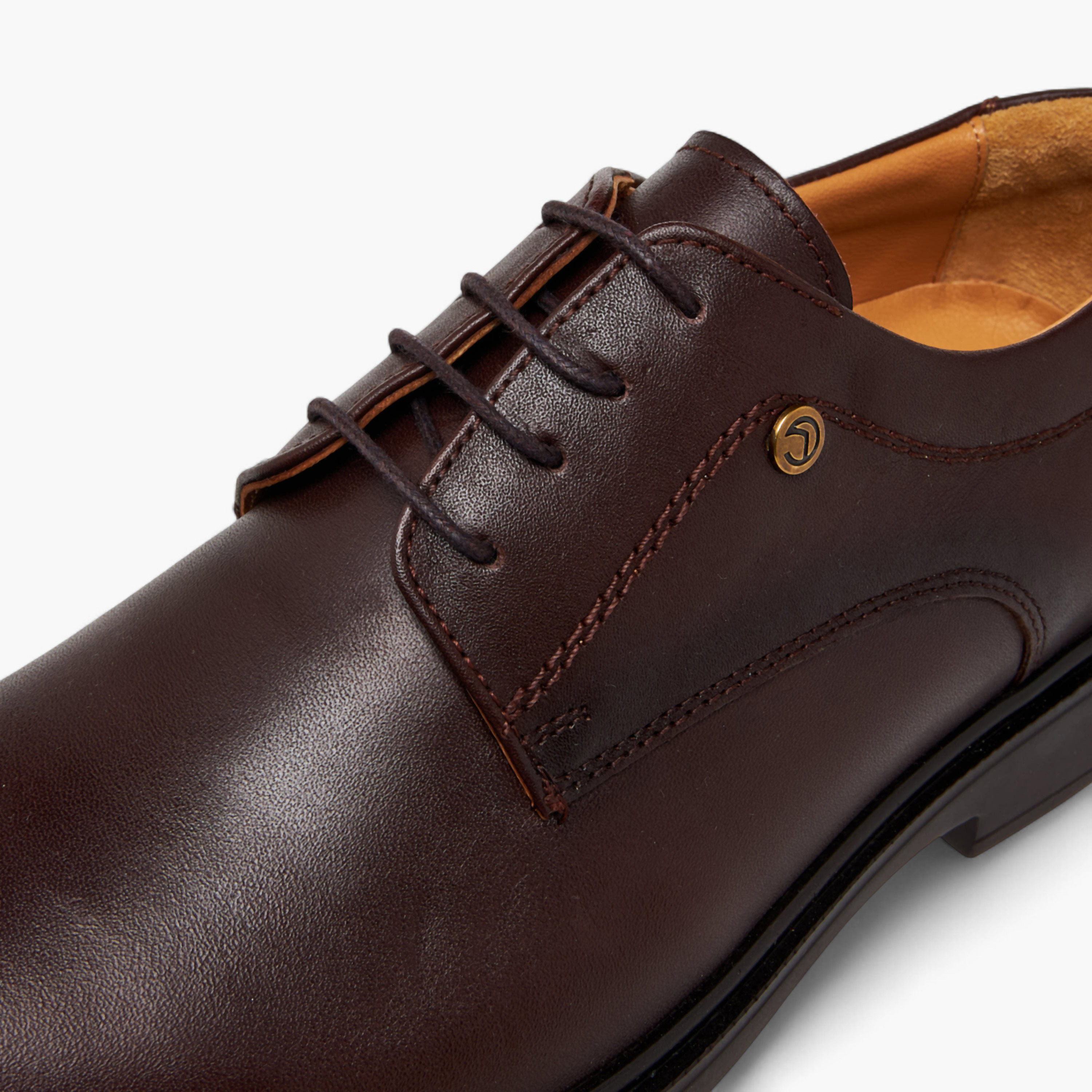 Le Confort Men Lace-Up Leather Derby Shoes-men-shoes-formalshoes-image-4