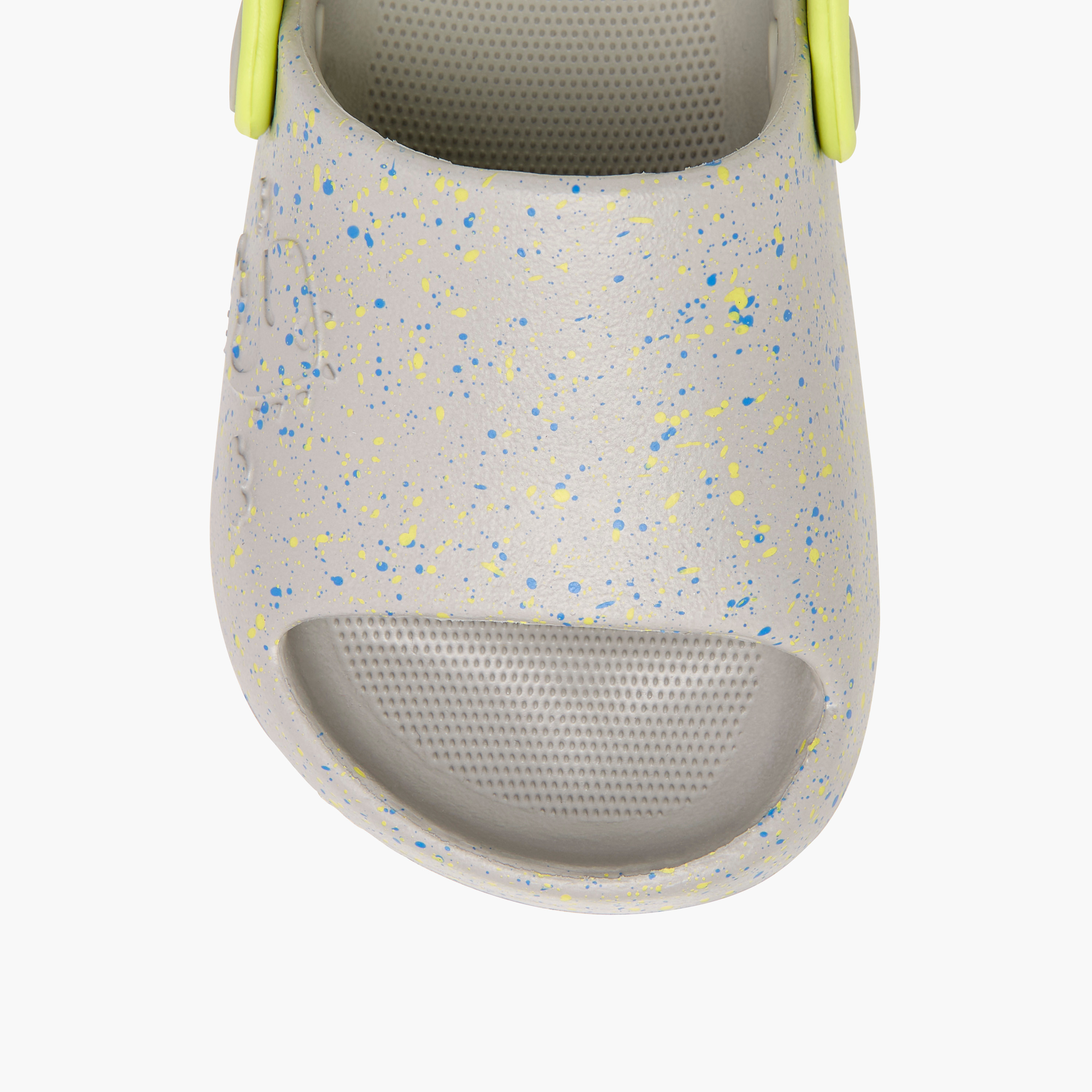 Aqua Printed Slides with Backstrap-boys-shoes-sandals-image-4