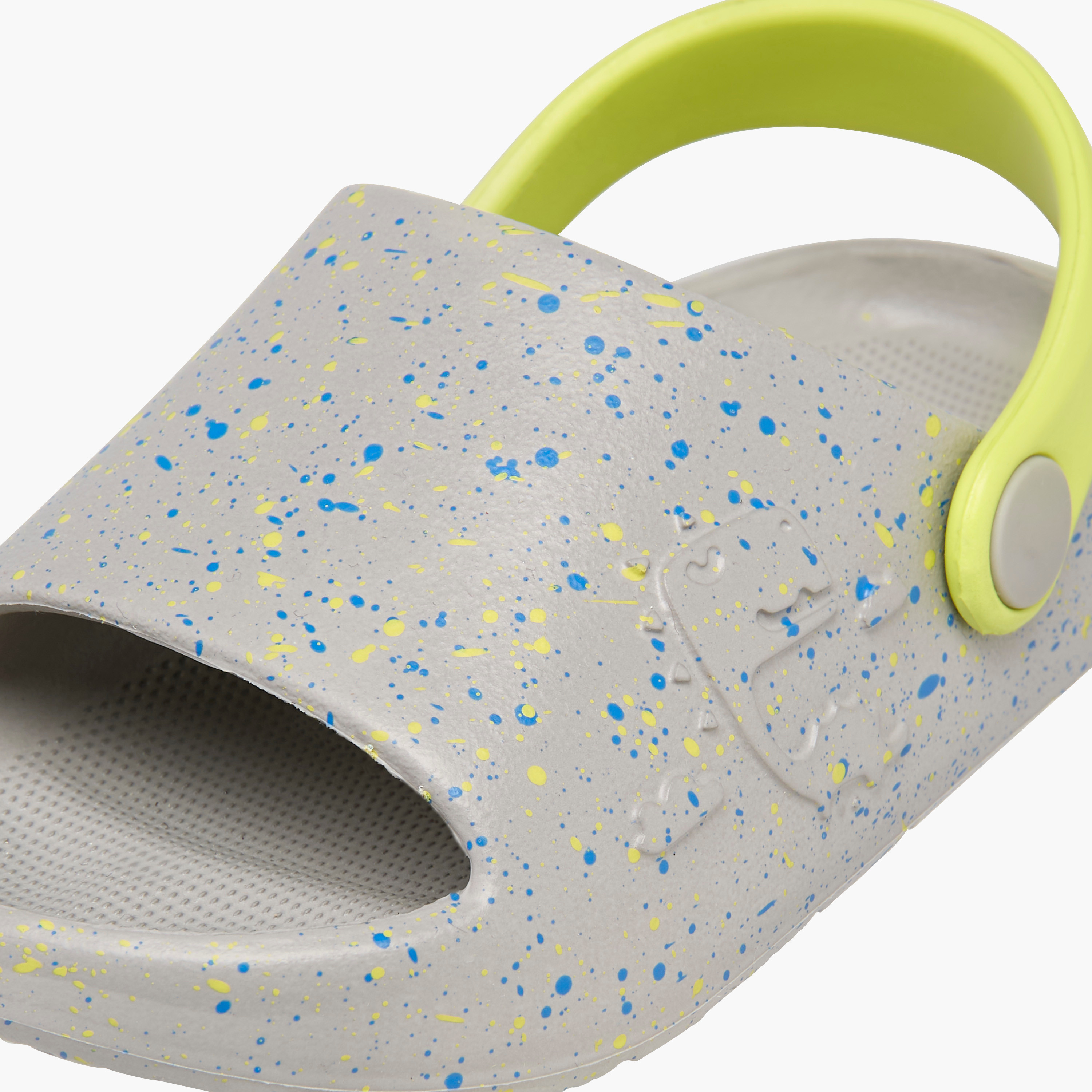 Aqua Printed Slides with Backstrap-boys-shoes-sandals-image-5