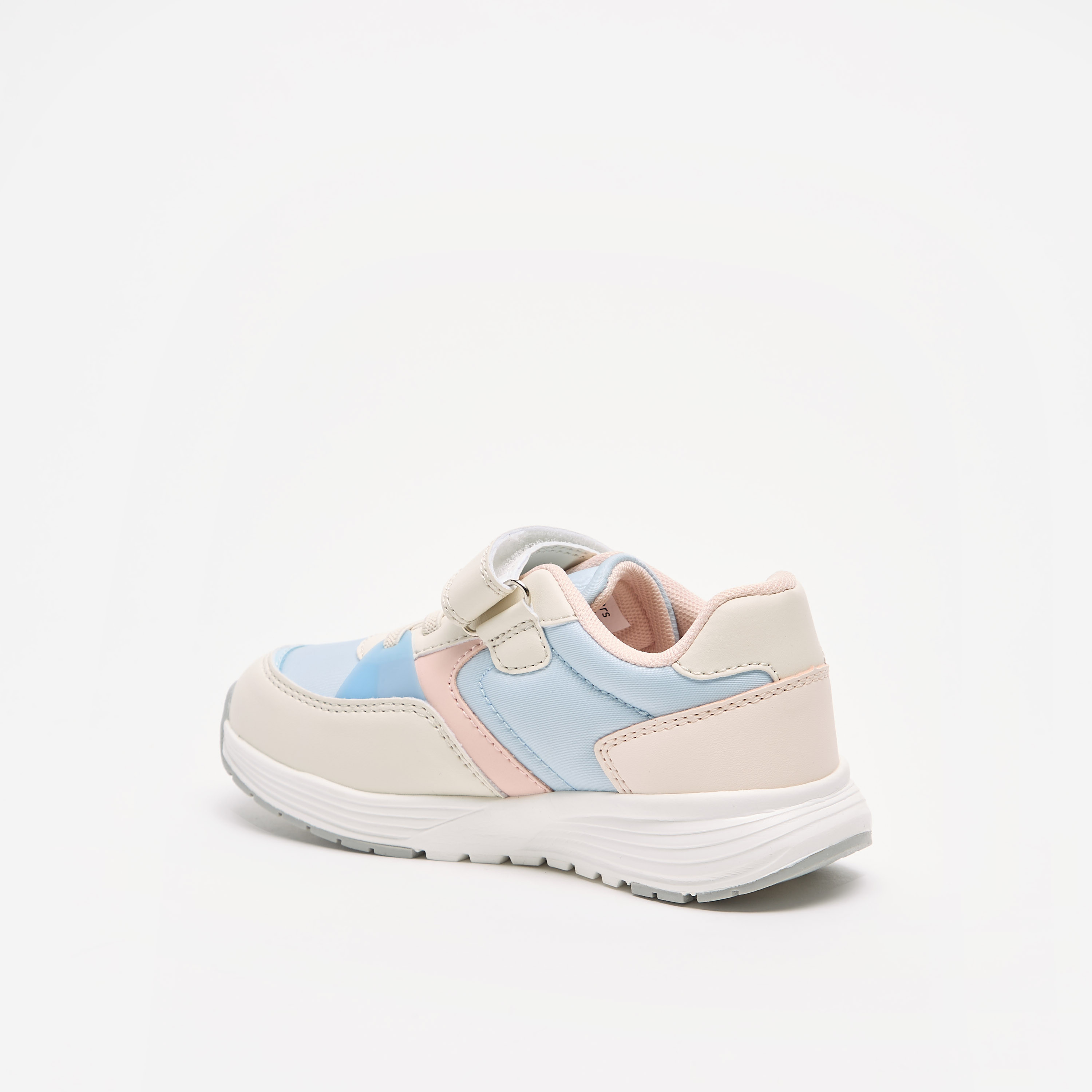 حذاء سنيكرز بِقوالب ملونة وشريط إغلاق لاصق من جونيورز-girls-shoes-sneakers-image-2