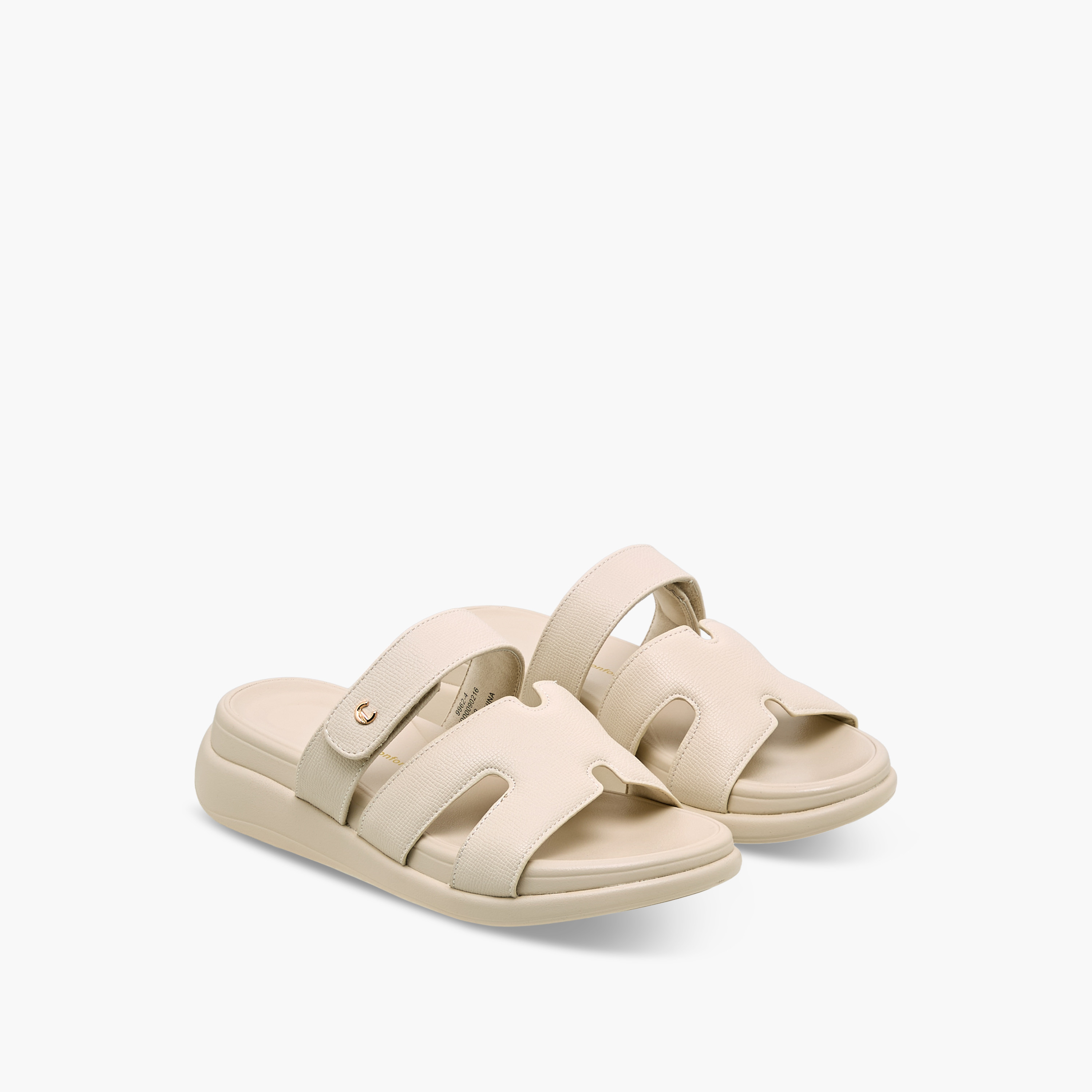 Le Confort Women Flatform Heel Comfort Sandals-women-shoes-sandals-heeled-image-1