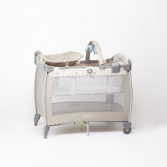 Graco Contour Electra Playard Travel Cot with Removable Toy Bar