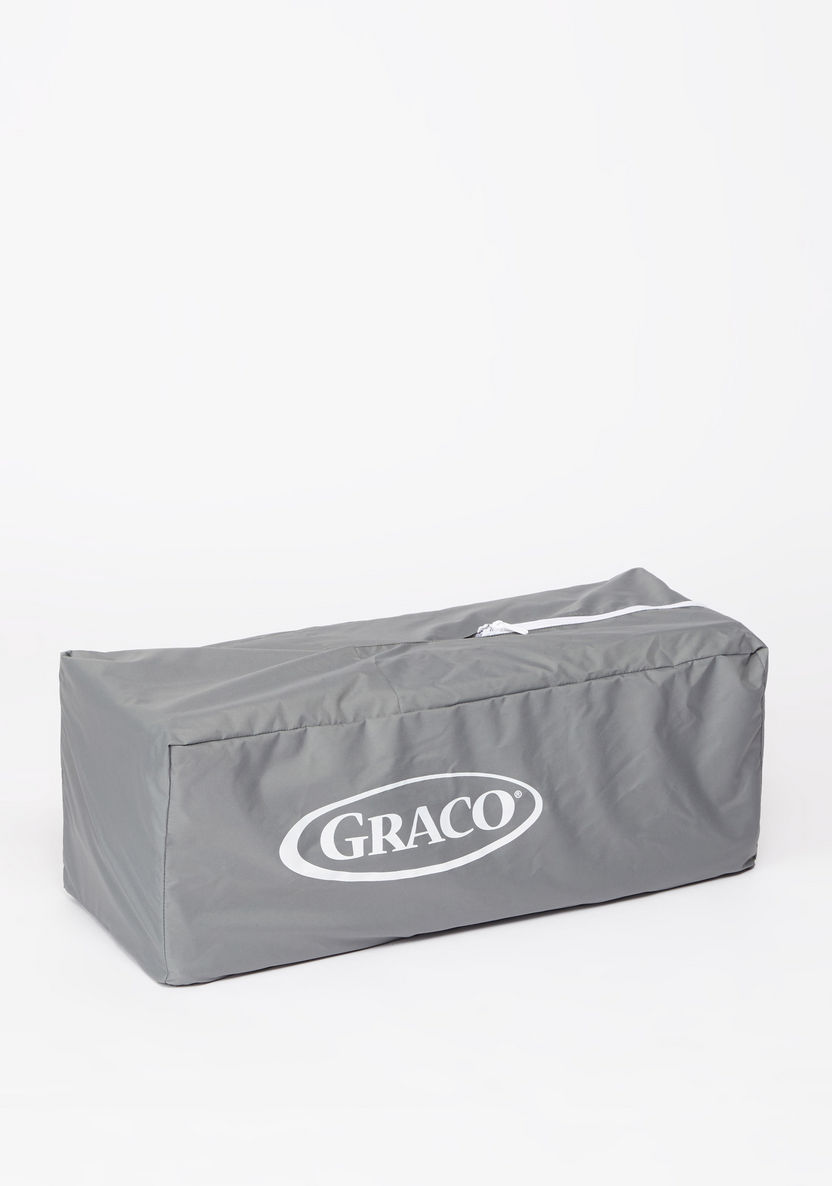 Graco Playard On the Go Grey Travel Cot with Push-Button Feature (0+ months)-Travel Cots-image-4