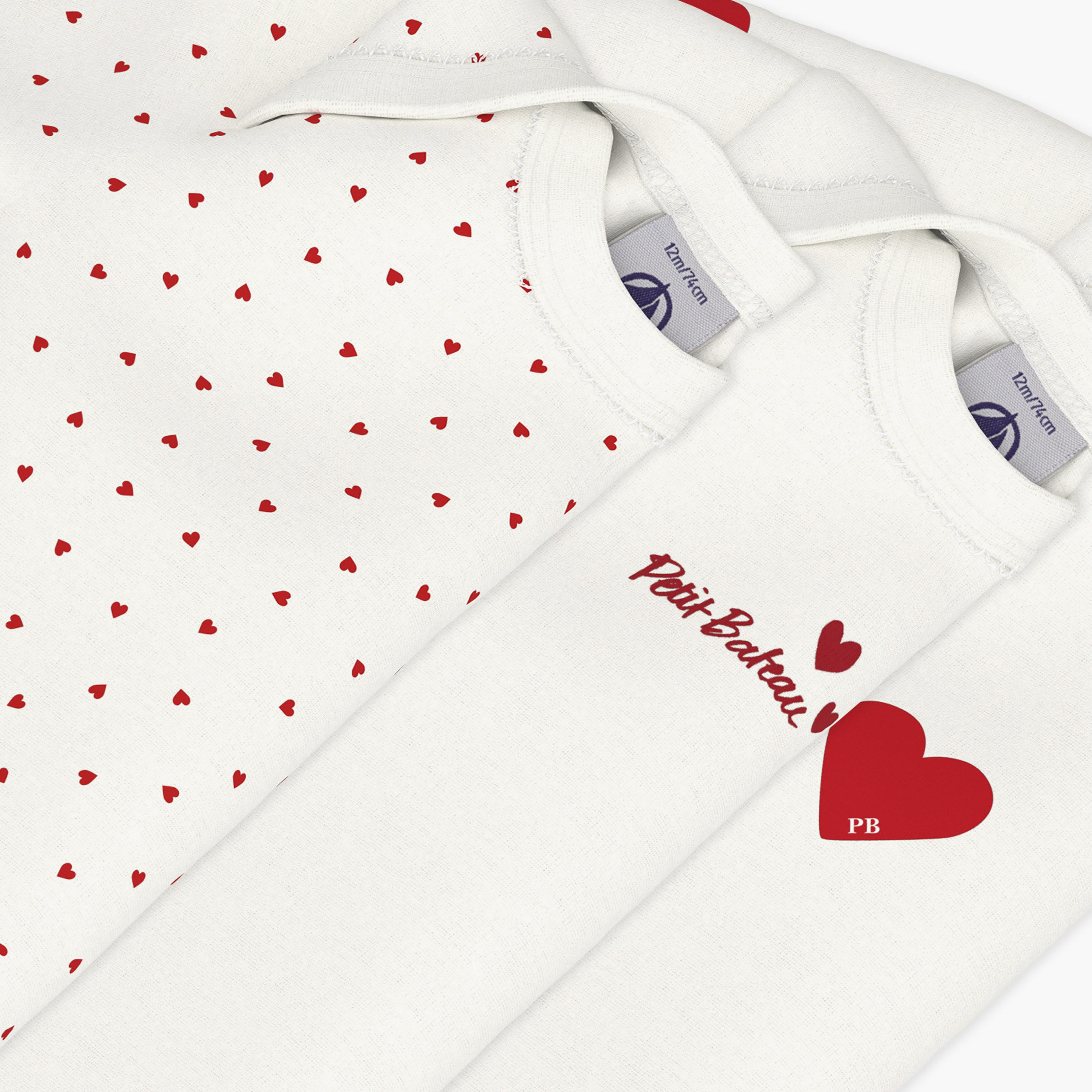 Petit Bateau 3-Piece Long Sleeves Hearts Printed Bodysuit-baby-boys-clothing-bodysuits-image-3