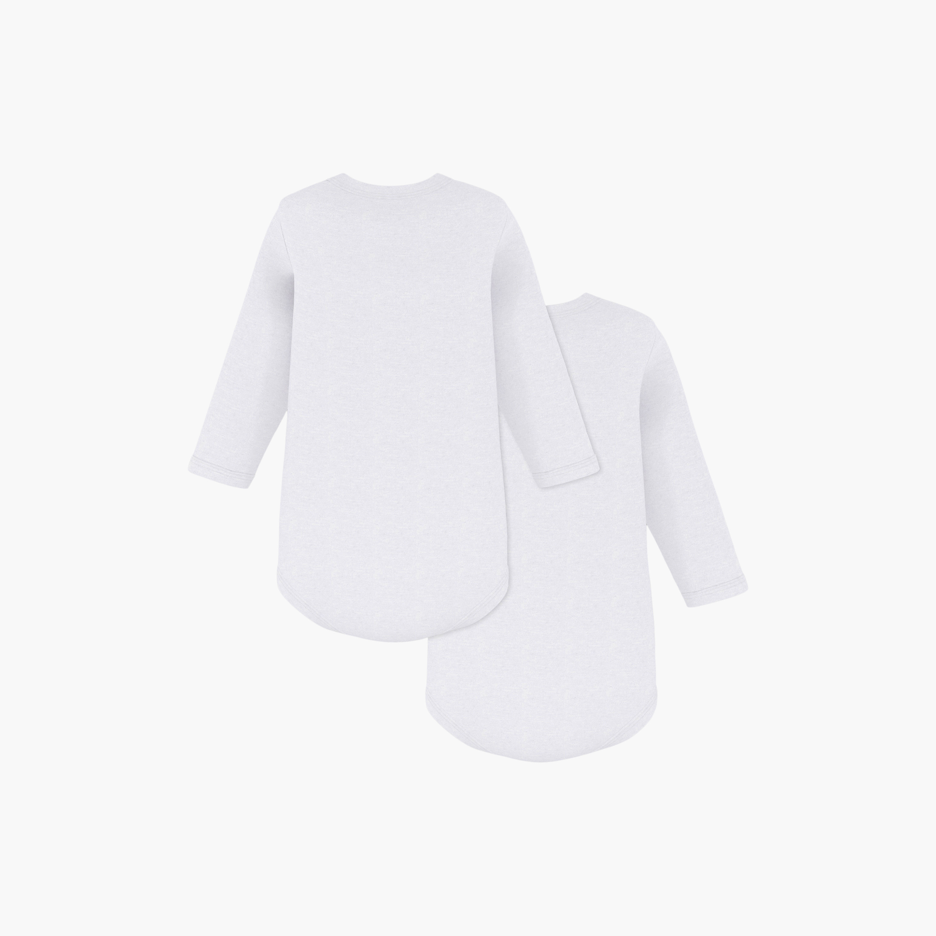 Petit Bateau 2-Piece Long Sleeves Solid Bodysuit Set-baby-boys-clothing-bodysuits-image-2