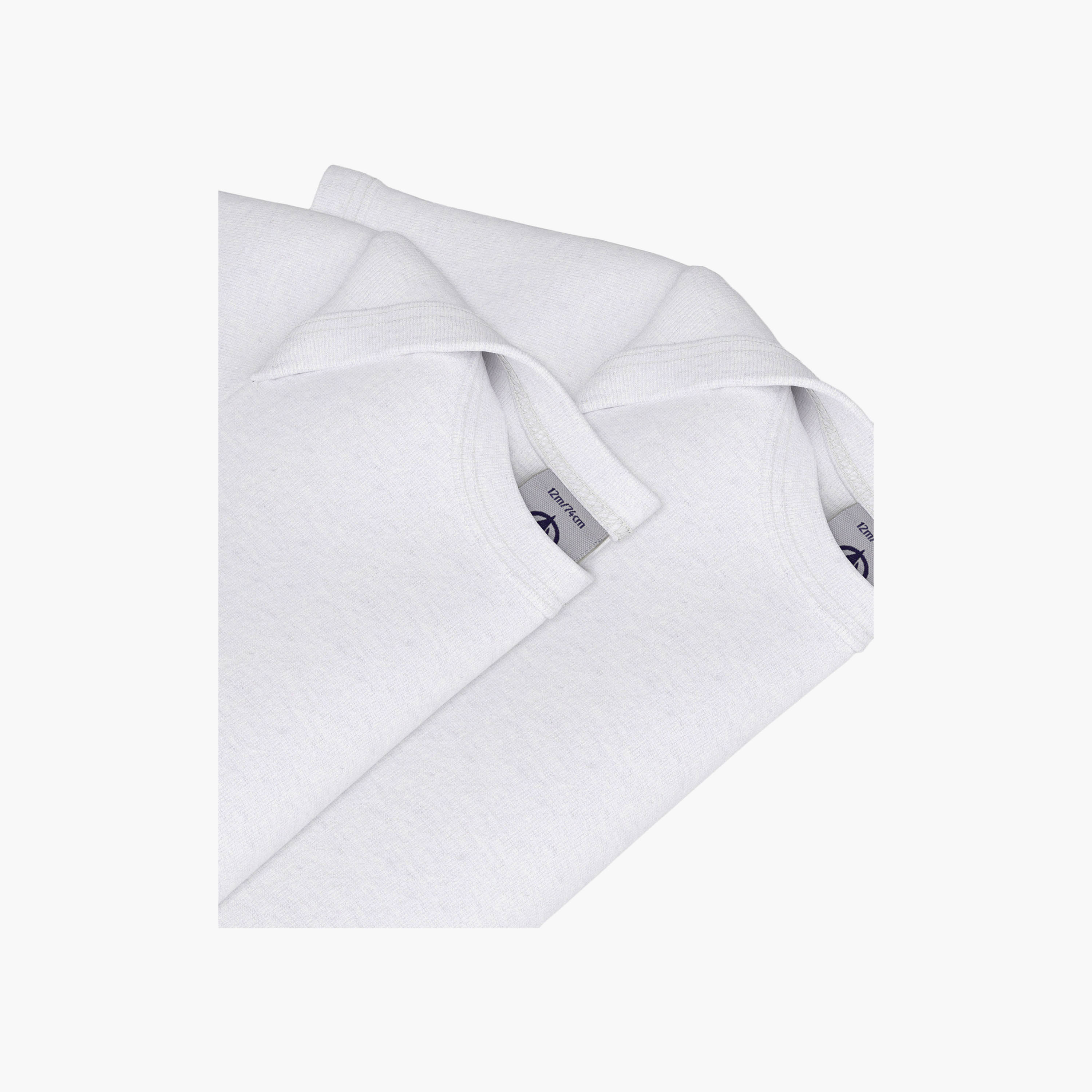 Petit Bateau 2-Piece Short Sleeves Solid Bodysuit Set-baby-boys-clothing-bodysuits-image-4