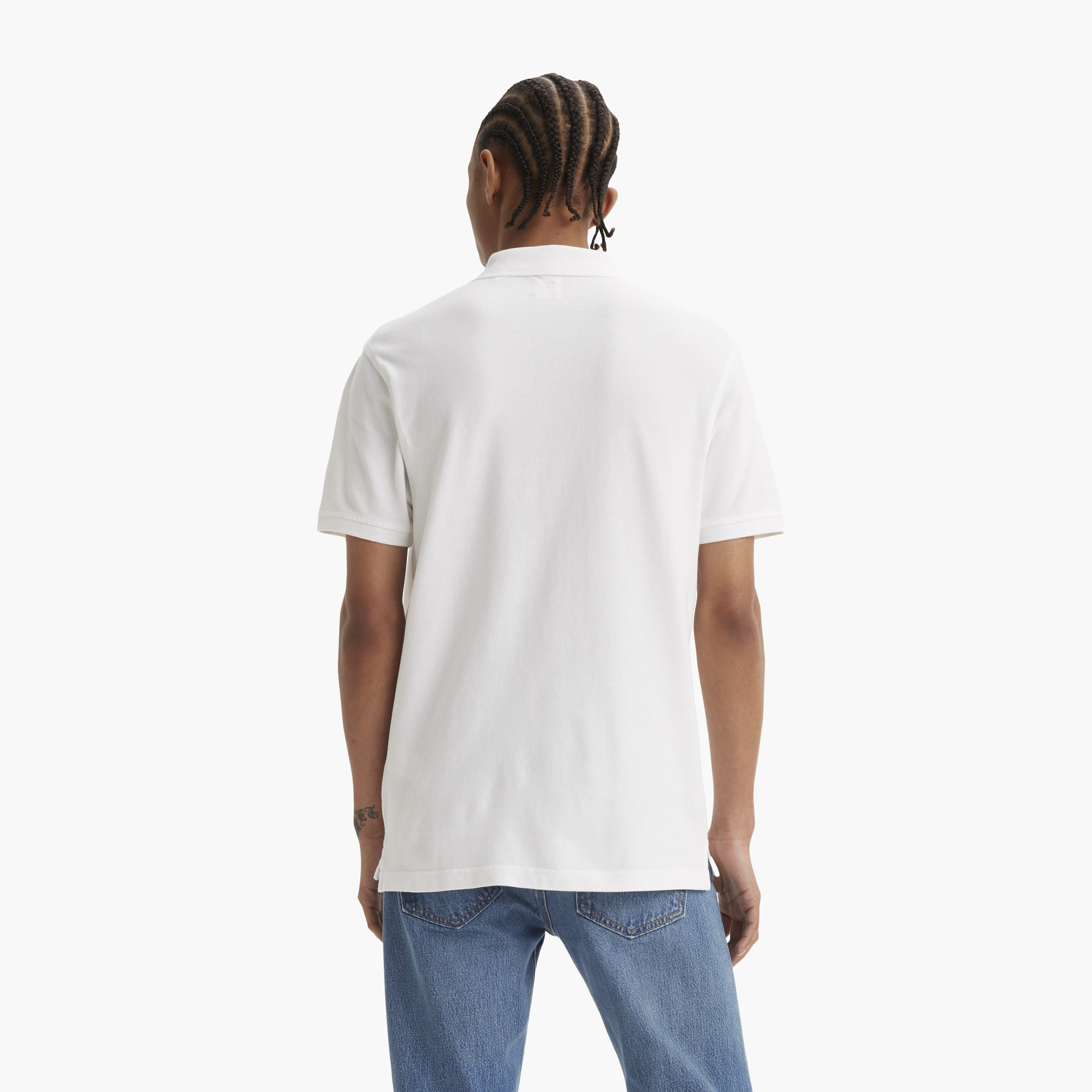 Levi's Plain Collared Short Sleeves Men's Polo T-Shirt-men-clothing-tshirtsandpolos-polos-image-2