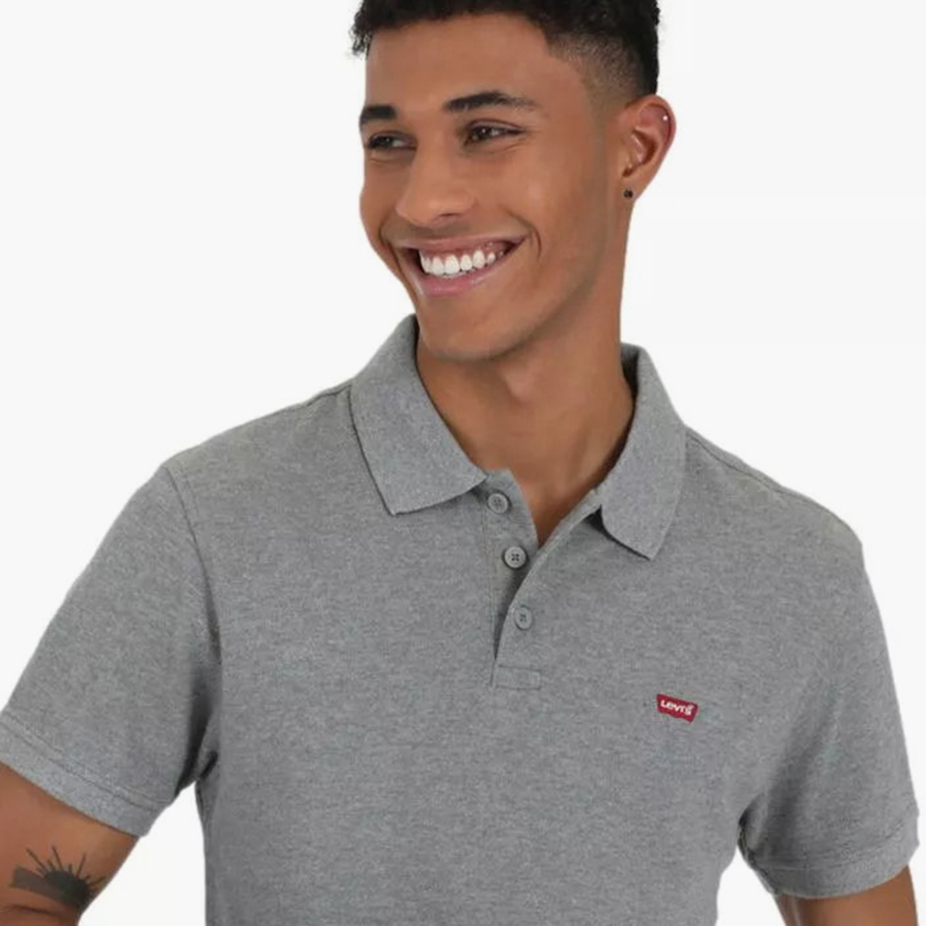 Levi's Plain Collared Short Sleeves Men's Polo T-Shirt-men-clothing-tshirtsandpolos-polos-image-3