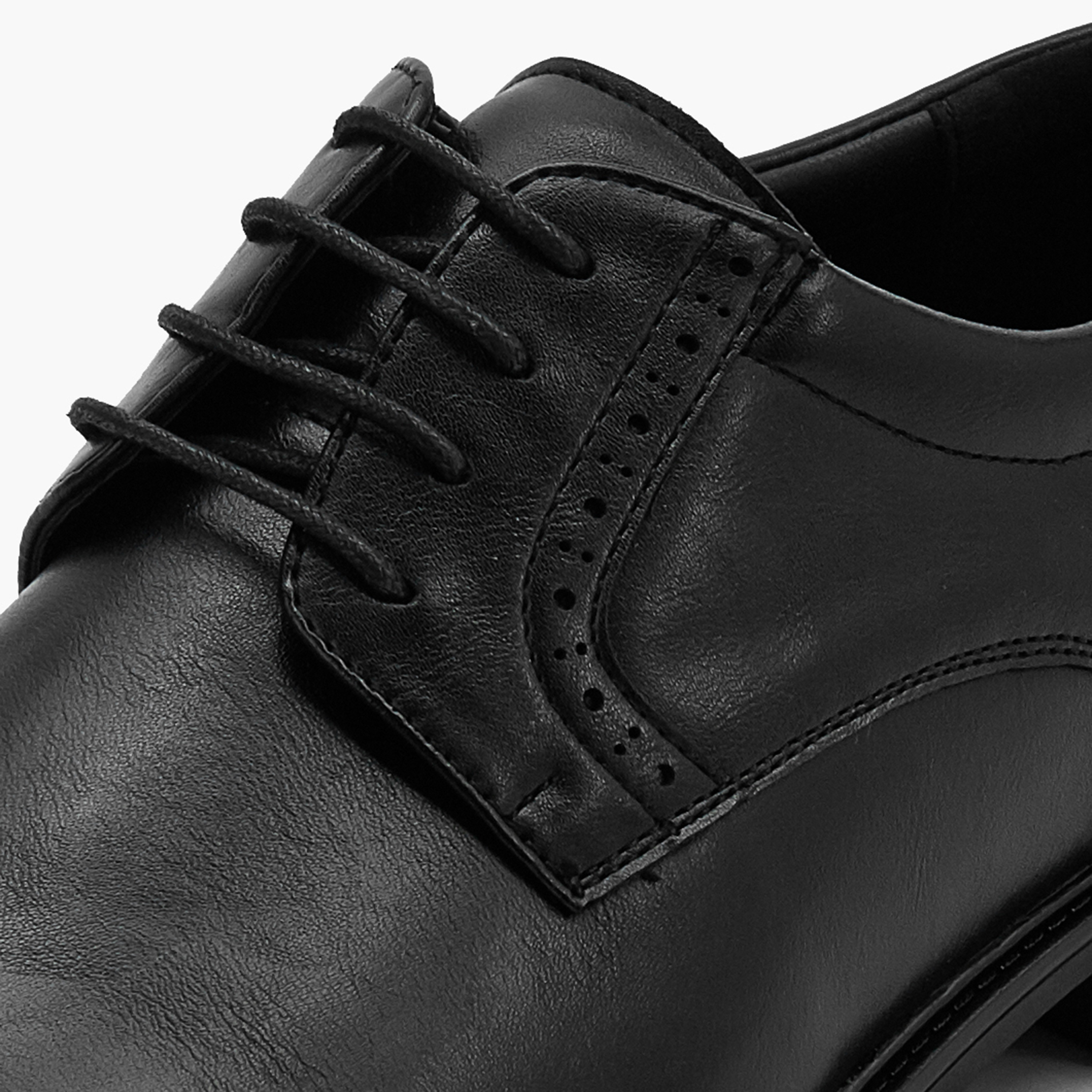 Duchini Solid Lace-Up Derby Shoes-men-shoes-formalshoes-image-4