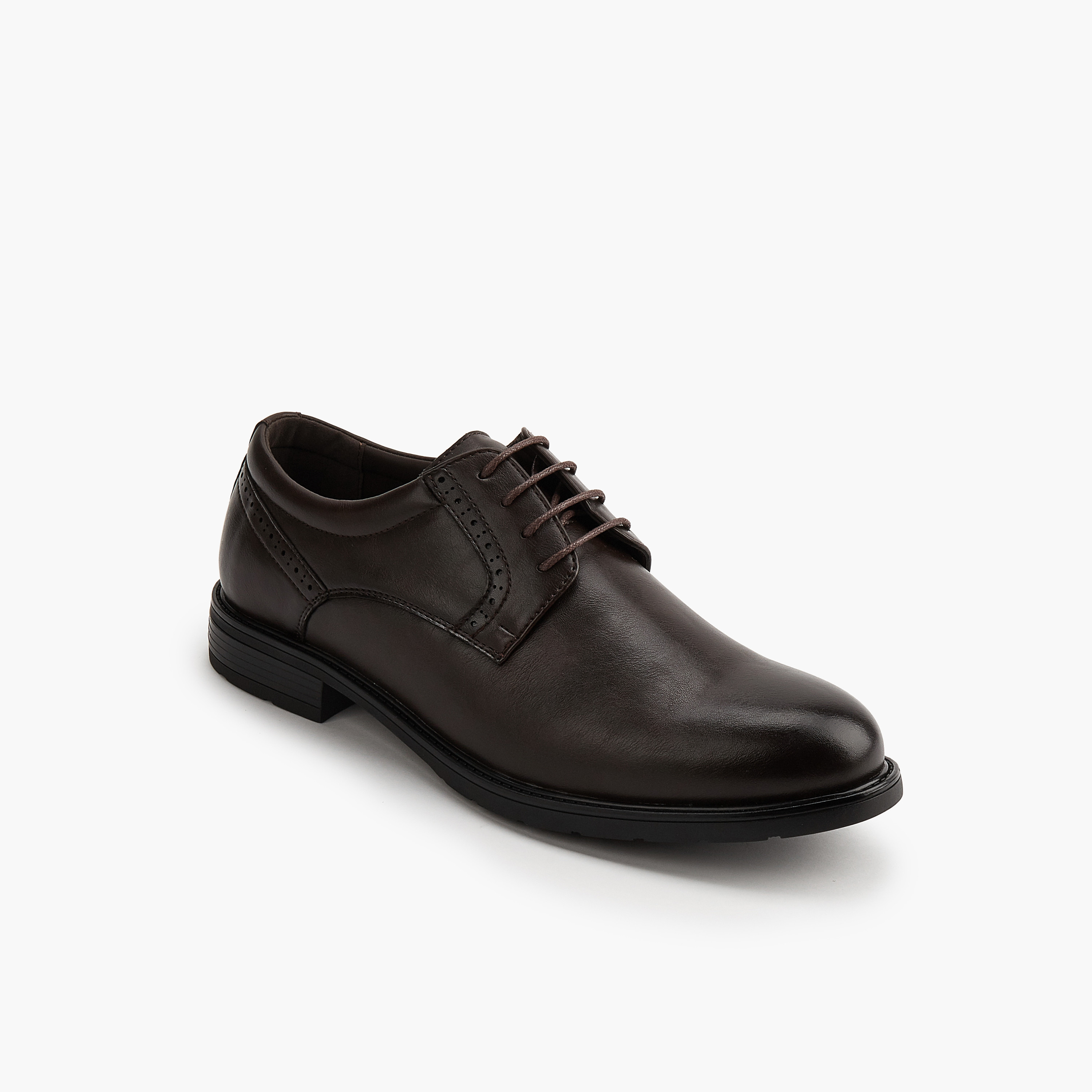 حذاء ديربي سادة برباط من دوتشيني-men-shoes-formalshoes-image-2