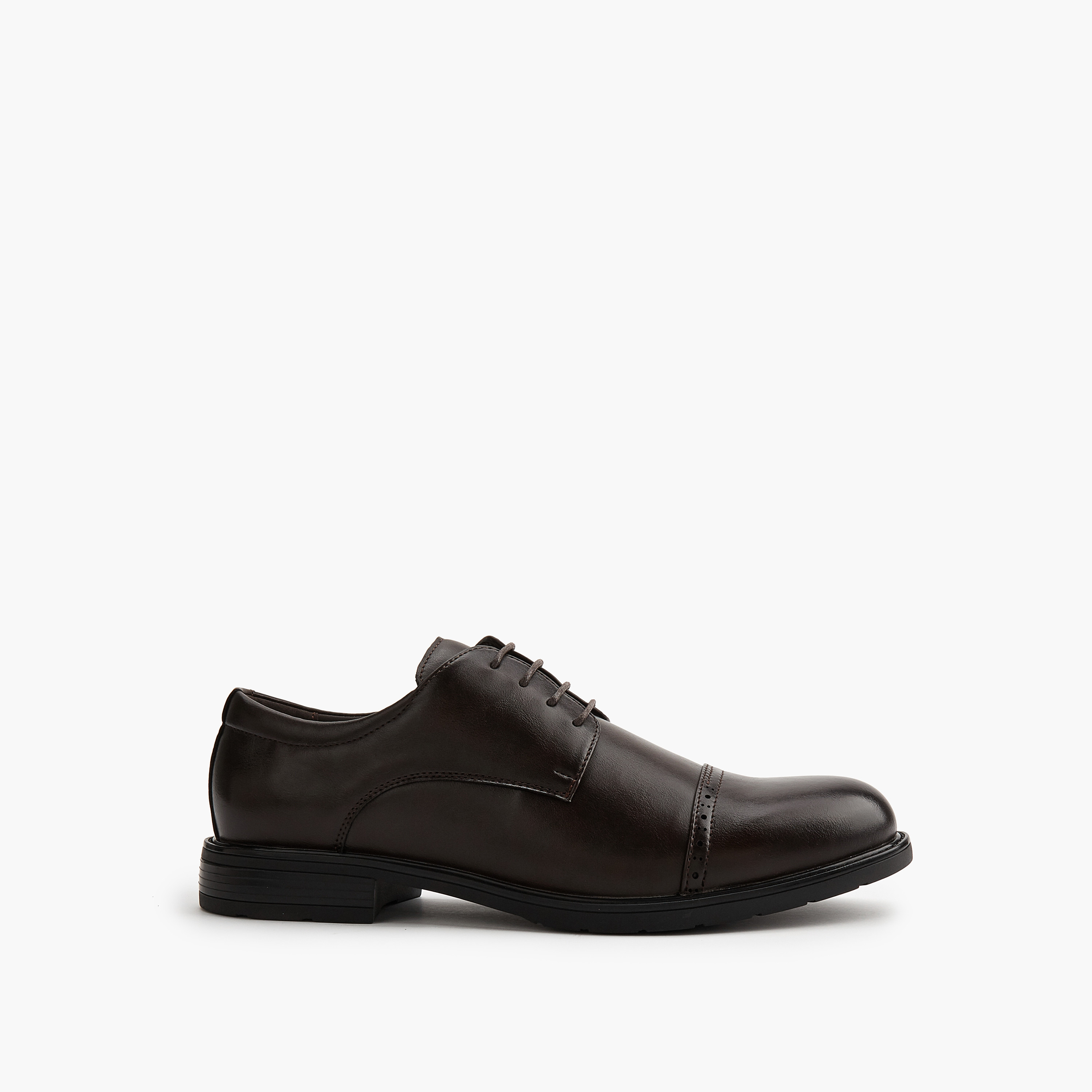 Duchini Men's Solid Lace-Up Derby Shoes-men-shoes-formalshoes-image-2