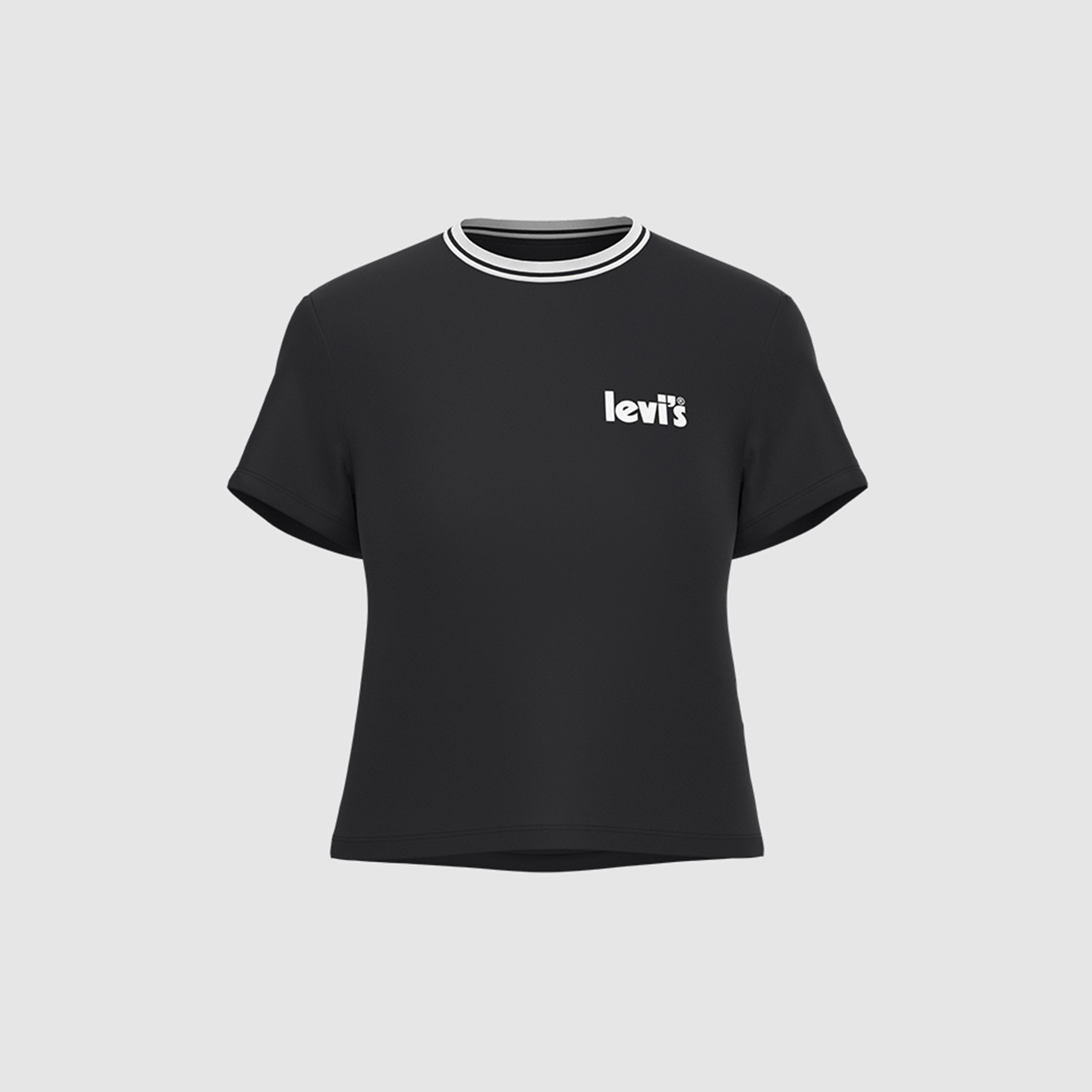 Levi's Plain Round Neck Short Sleeves Women's T-Shirt-women-clothing-tshirts-image-1