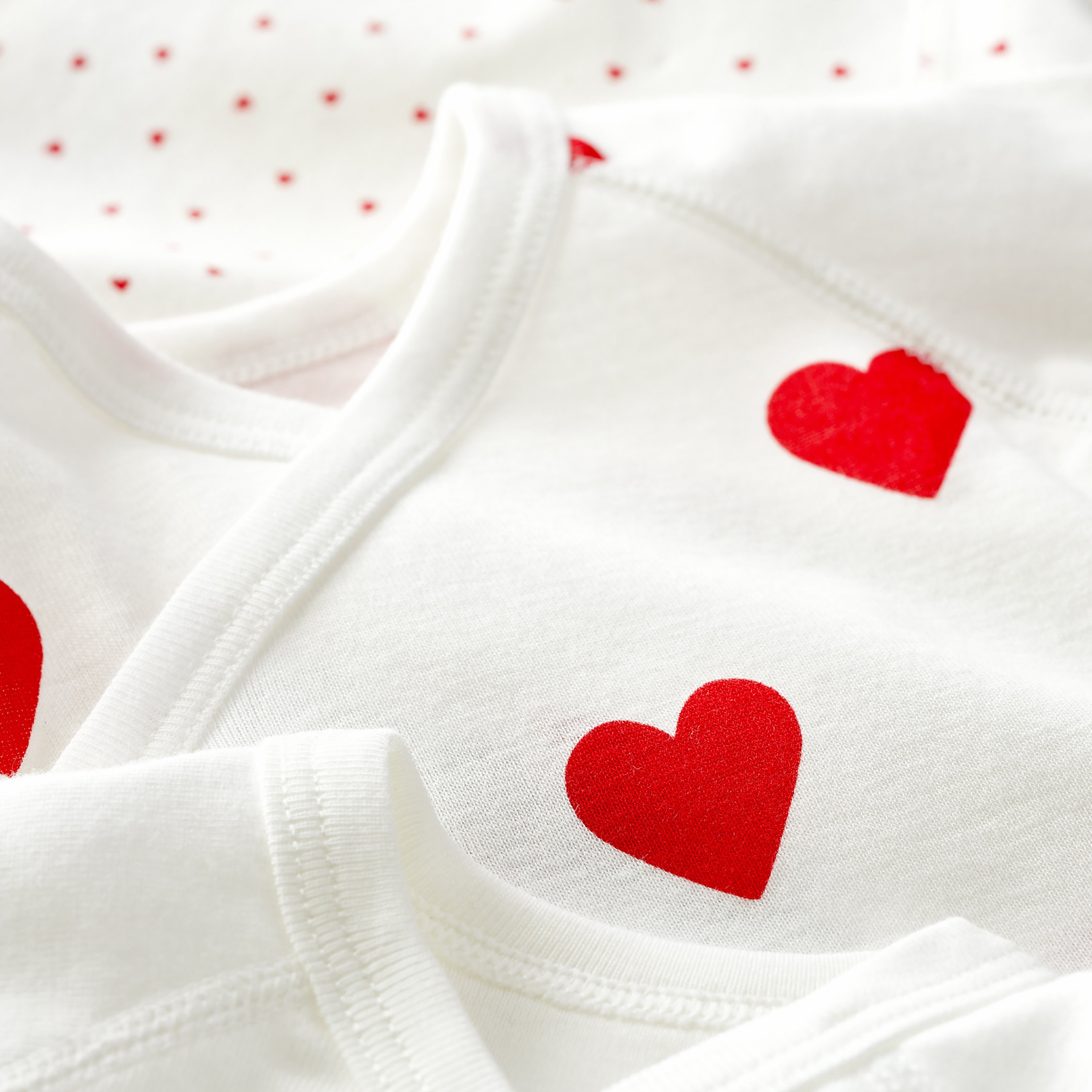 طقم بودي سوت أكمام قصيرة بطبعة قلوب مكون من 3 قطع من بيتي باتو-baby-boys-clothing-bodysuits-image-5