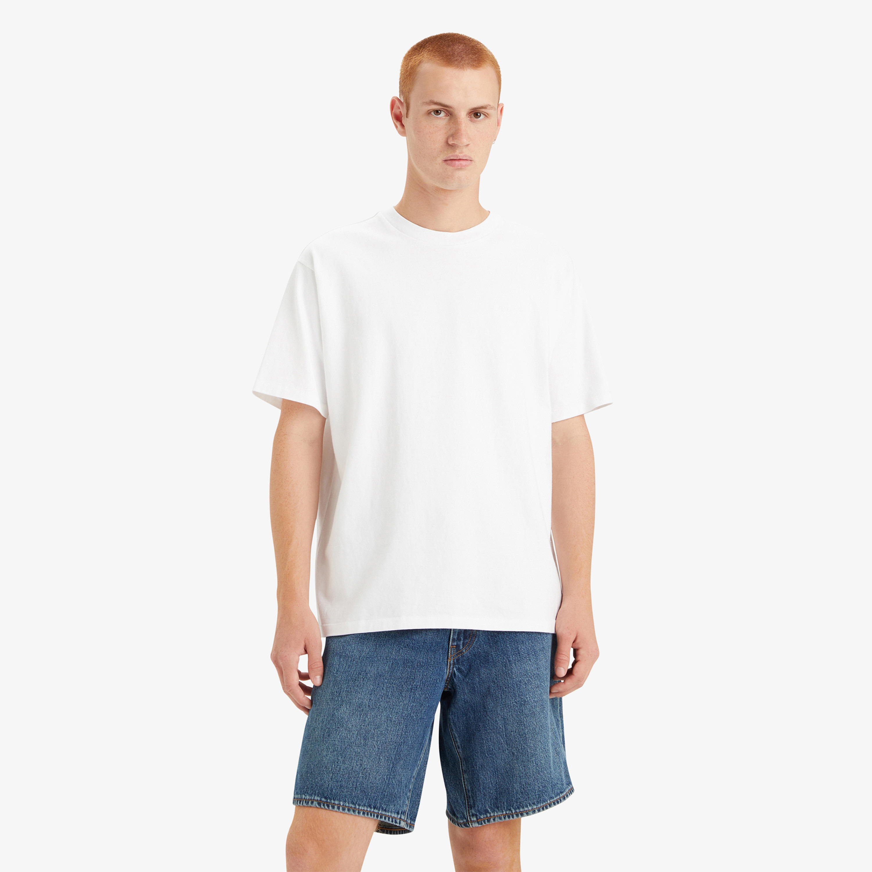 Levi's Plain Crew Neck Short Sleeves Men's T-Shirt-men-clothing-tshirtsandpolos-tshirts-image-1