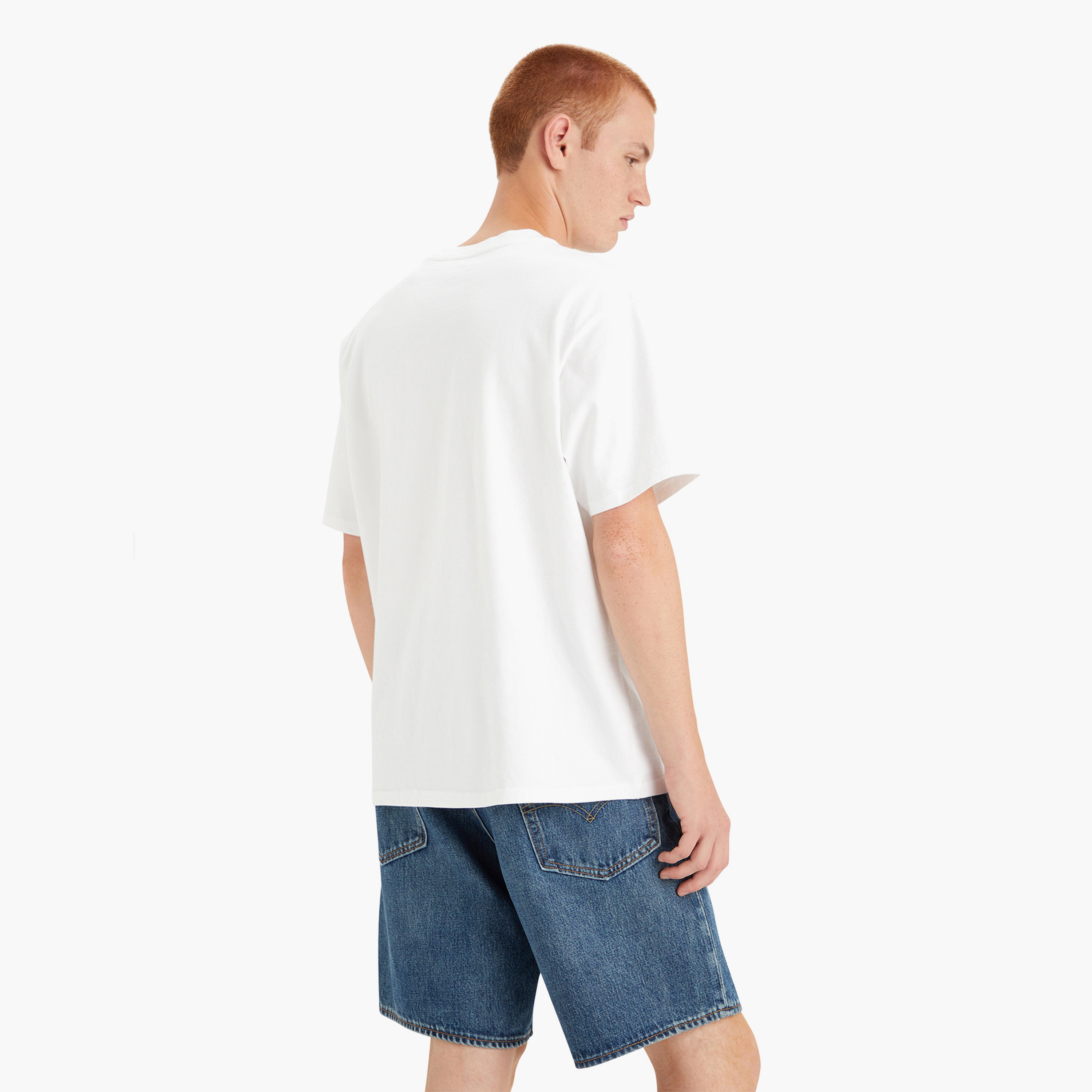 Levi's Plain Crew Neck Short Sleeves Men's T-Shirt-men-clothing-tshirtsandpolos-tshirts-image-3