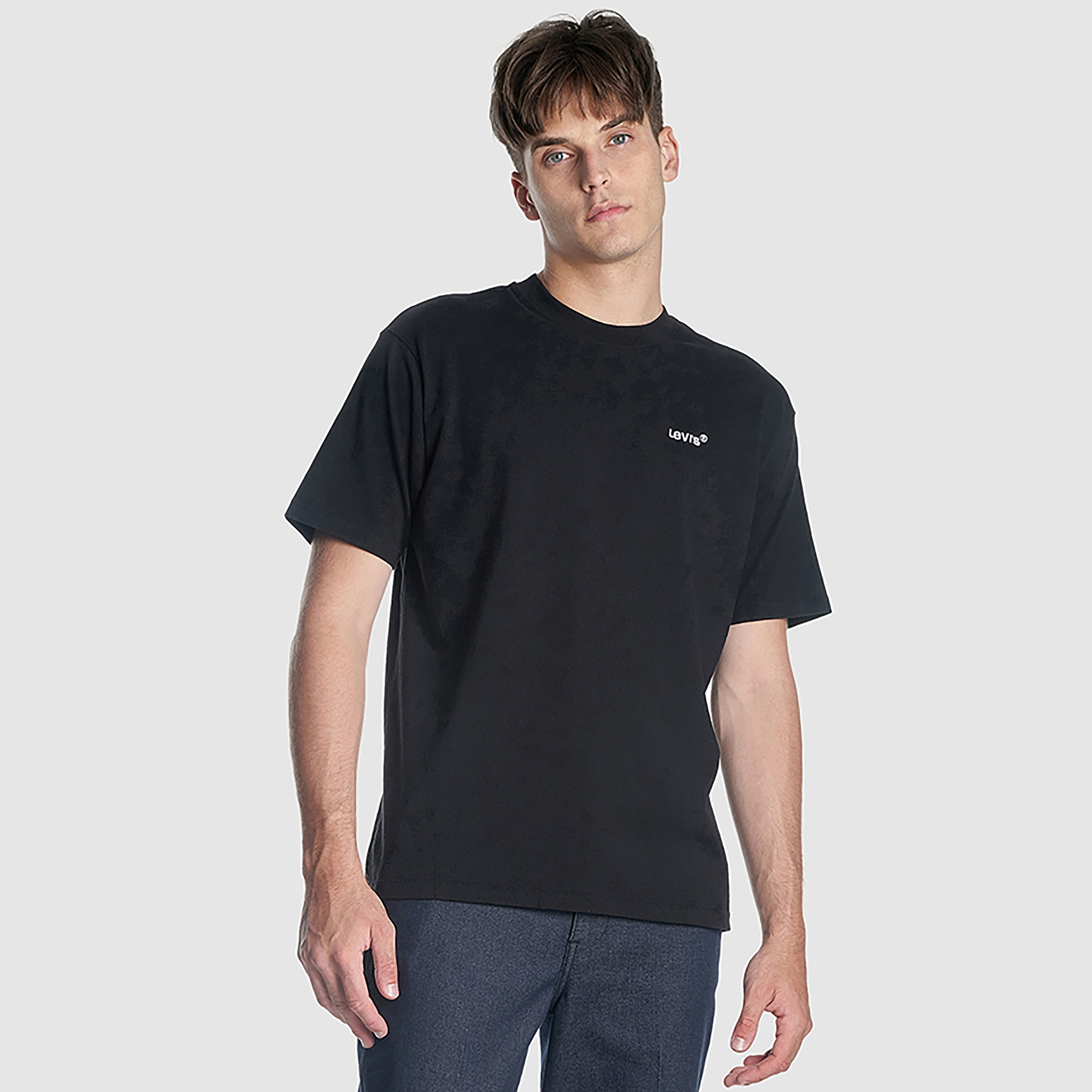 Levi's Plain Crew Neck Short Sleeves Men's T-Shirt-men-clothing-tshirtsandpolos-tshirts-image-1