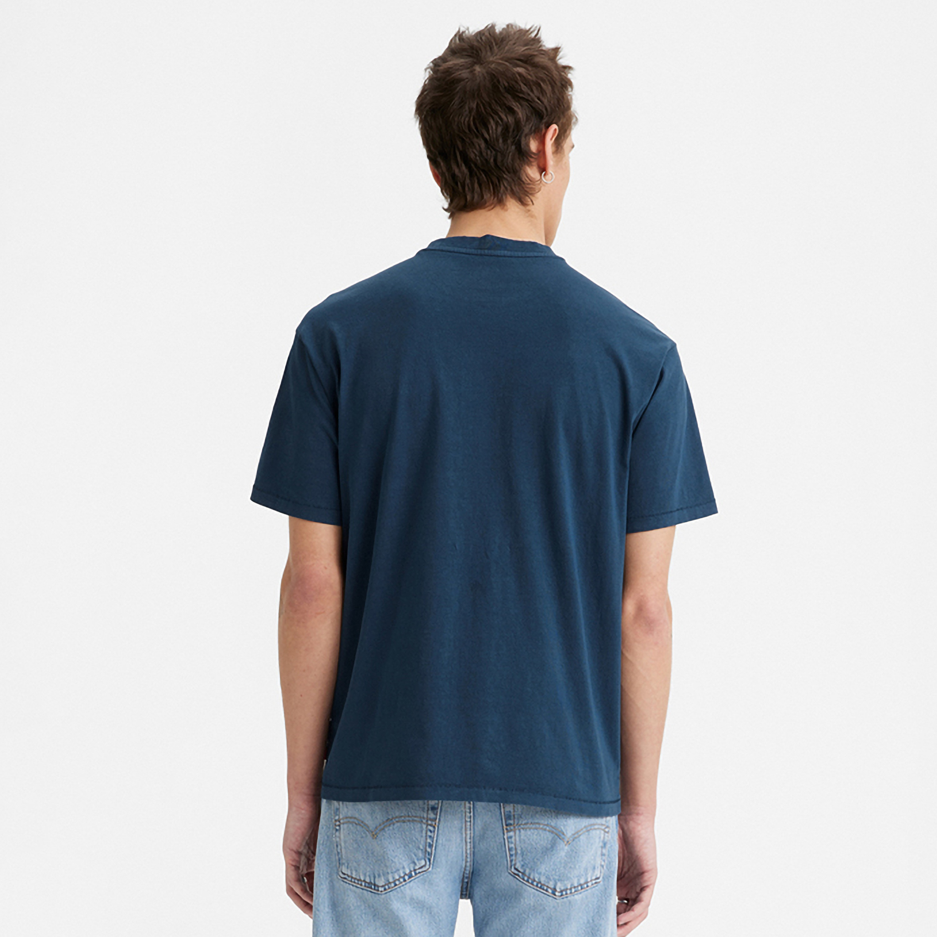 تي شيرت رجالي سادة برقبة دائرية وأكمام قصيرة من ليفايس-men-clothing-tshirtsandpolos-tshirts-image-3