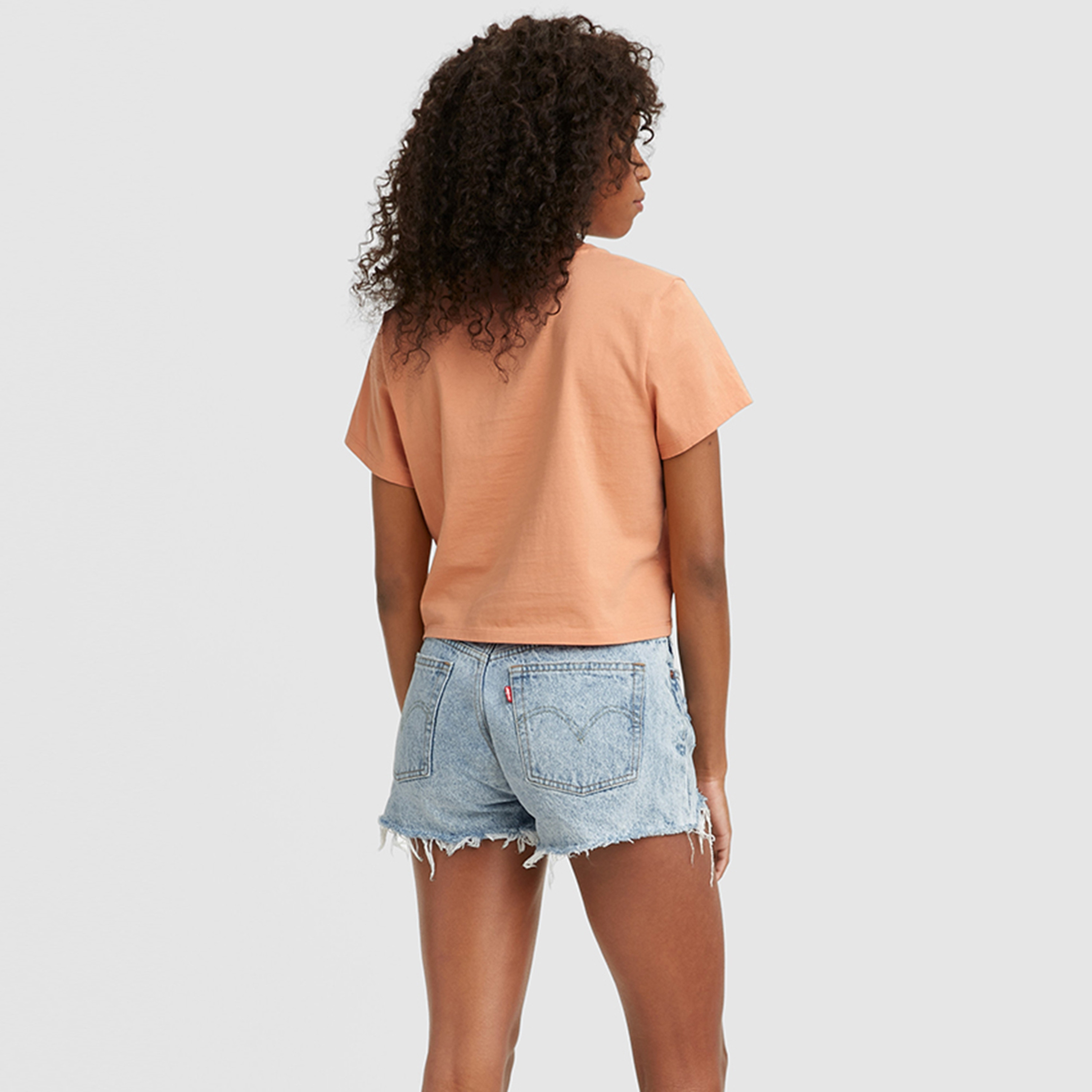 Levi's Plain Round Neck Short Sleeves Women's T-Shirt-women-clothing-tshirts-image-3
