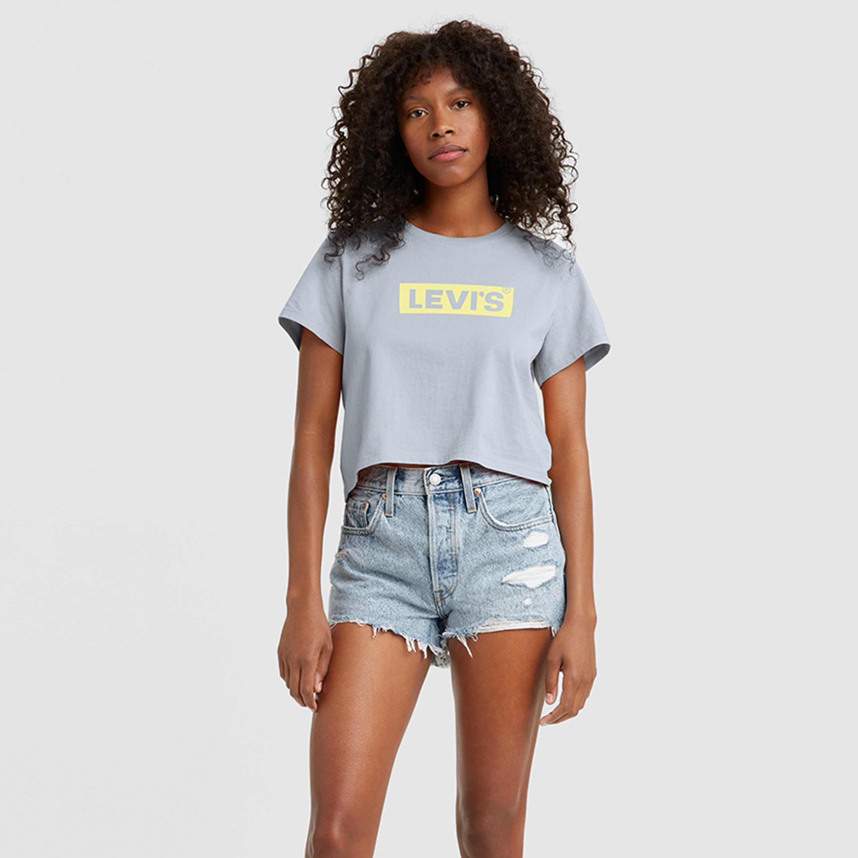Levi's Logo Round Neck Short Sleeves Women's T-Shirt-women-clothing-tshirts-image-2