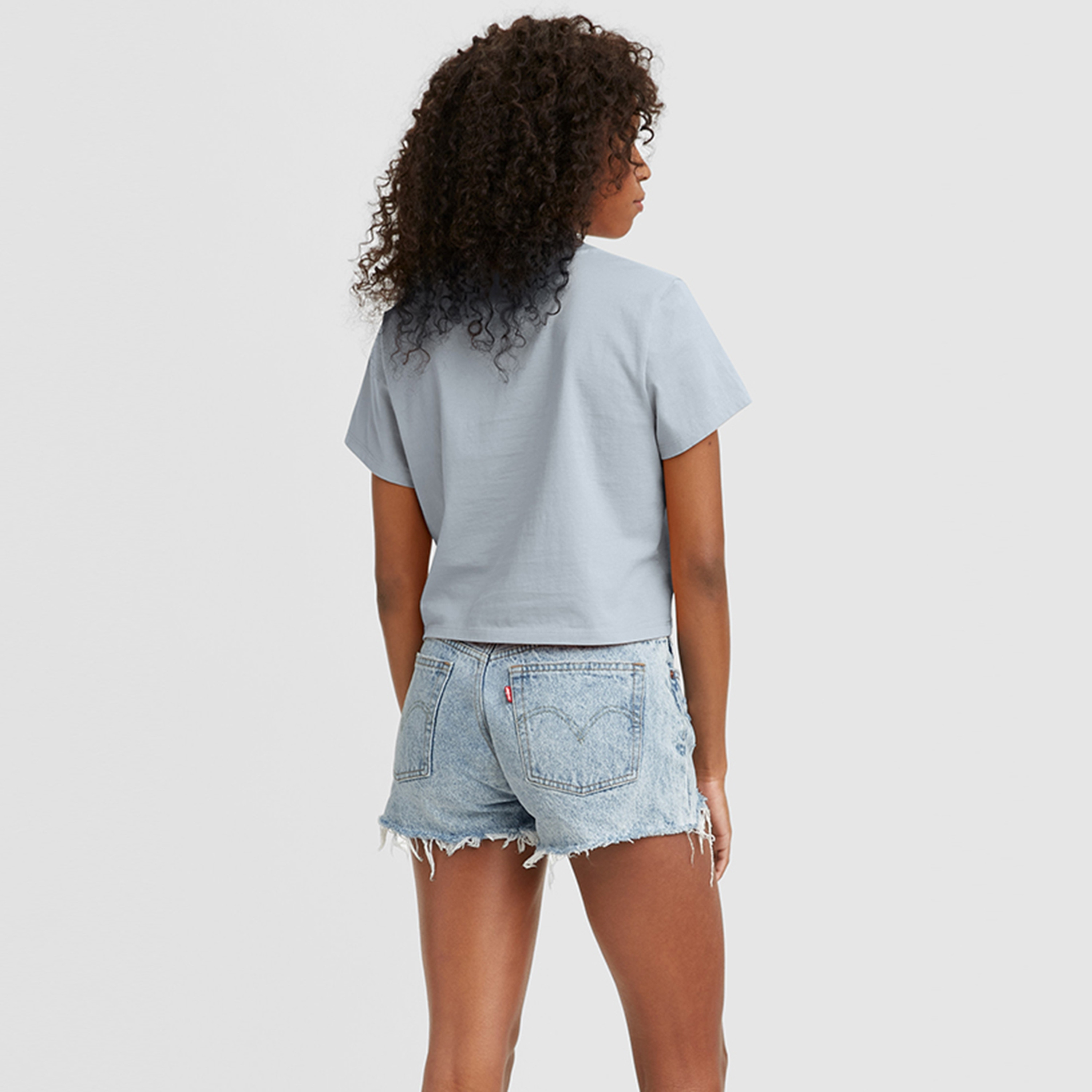 Levi's Logo Round Neck Short Sleeves Women's T-Shirt-women-clothing-tshirts-image-3