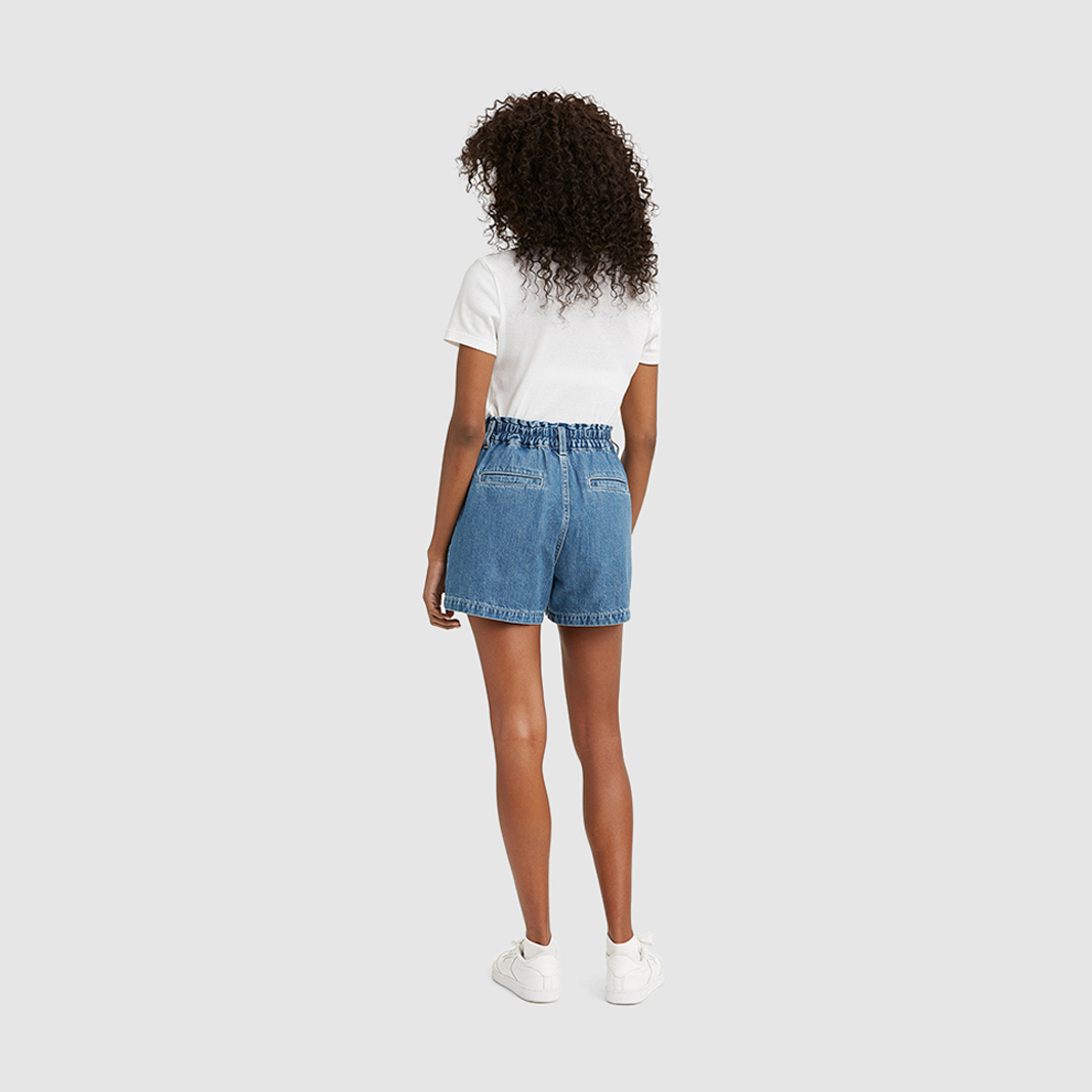 Levi's Women's Stretchable High-Rise A-line Shorts-women-clothing-bottoms-shorts-image-2