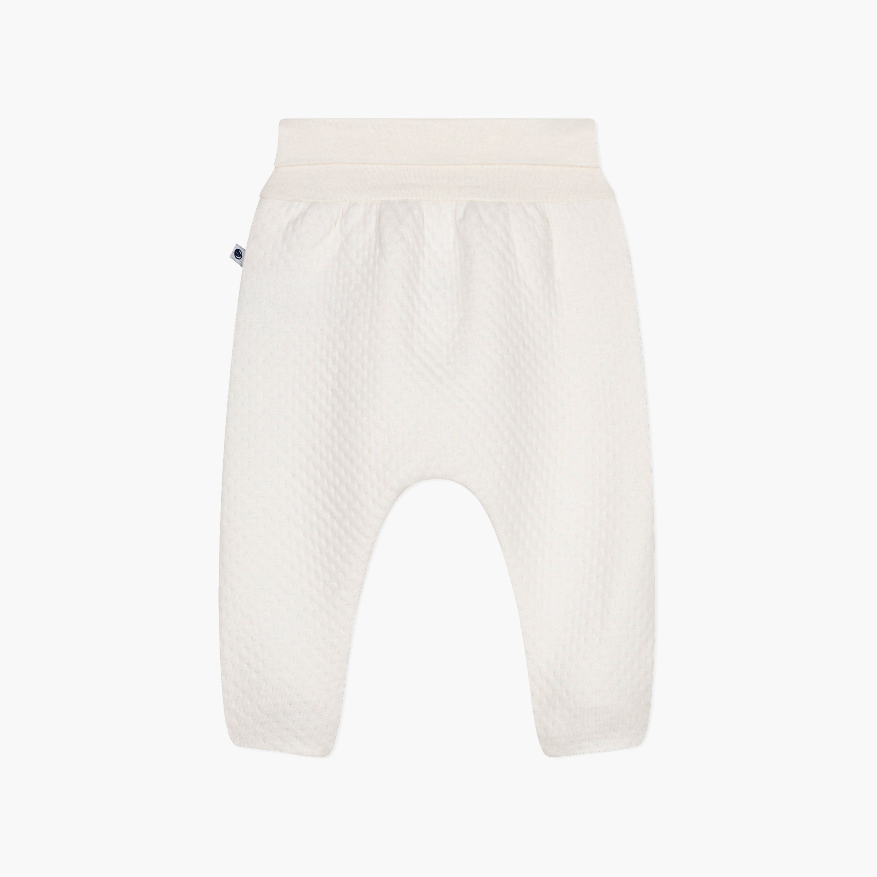 Petit Bateau Solid Cotton Tube Knit Trousers-baby-boys-clothing-bottoms-trousers-image-2