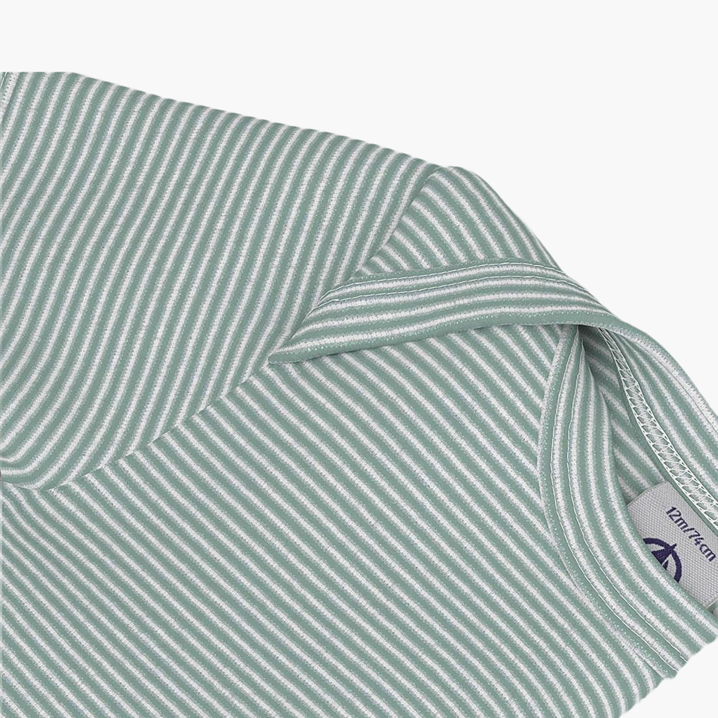 Petit Bateau Short Sleeves Striped Bodysuit-baby-boys-clothing-bodysuits-image-3