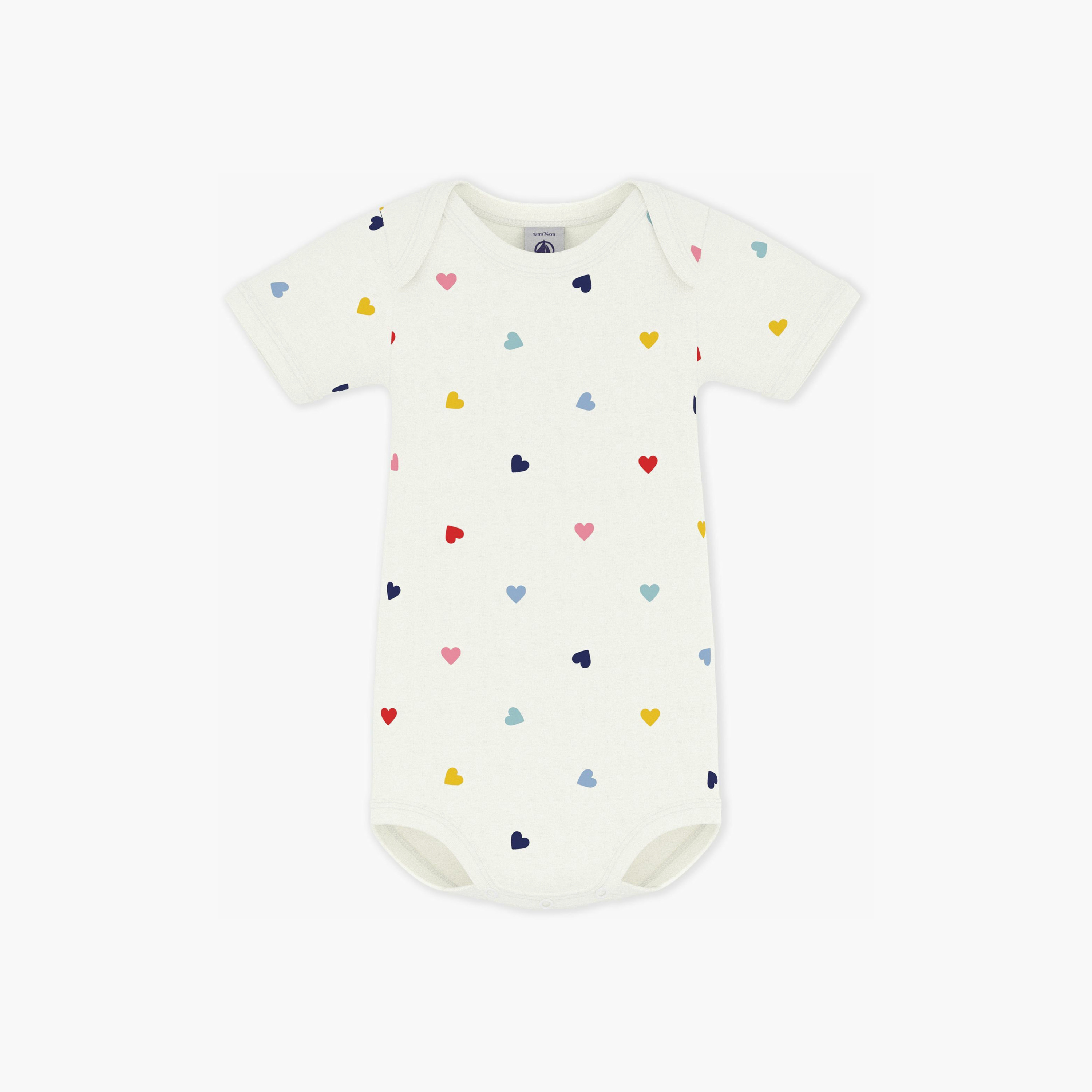 بودي سوت أكمام قصيرة بطبعة قلوب من بيتي باتو-baby-boys-clothing-bodysuits-image-1