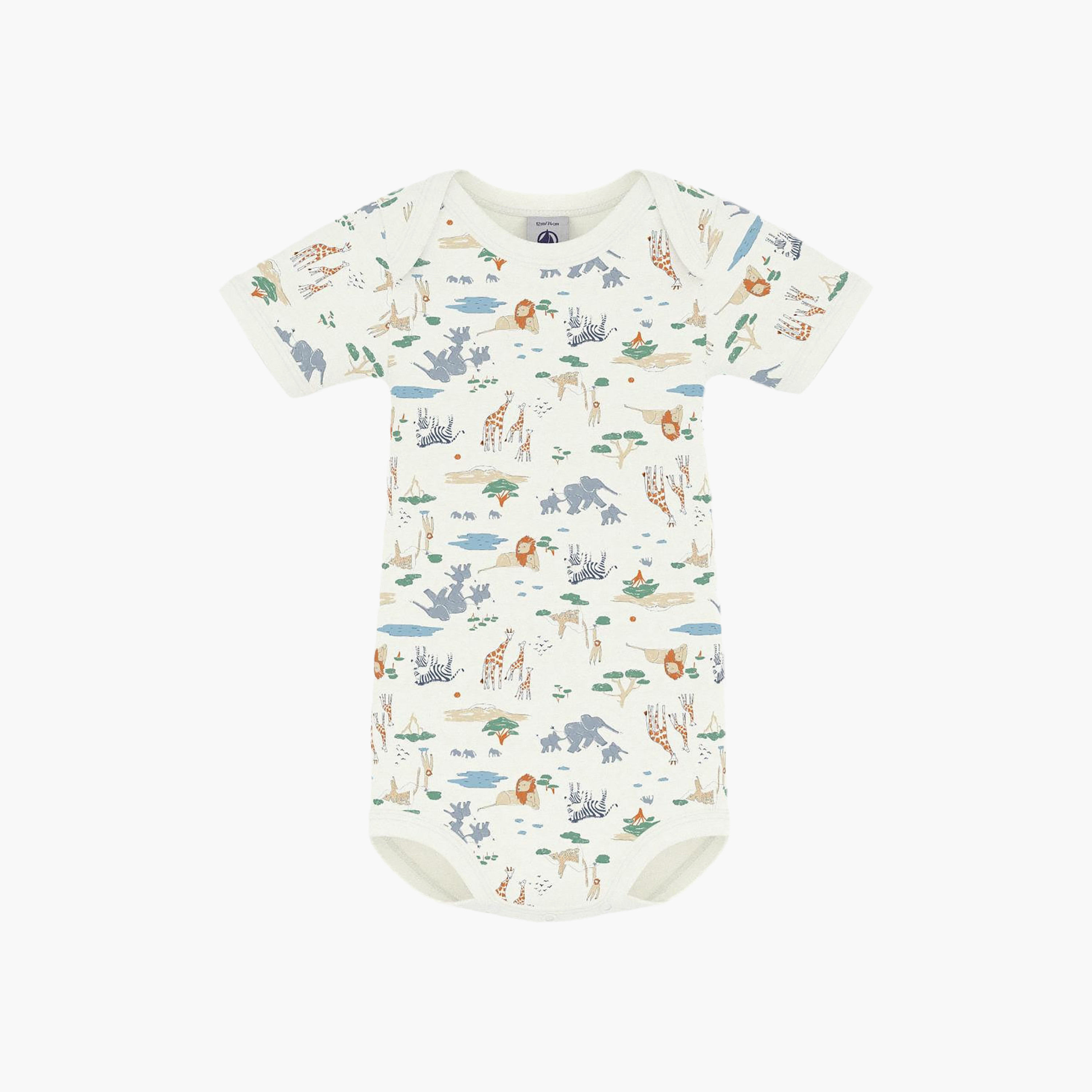 بودي سوت أكمام قصيرة بطبعة حيوانات من بيتي باتو-baby-boys-clothing-bodysuits-image-1