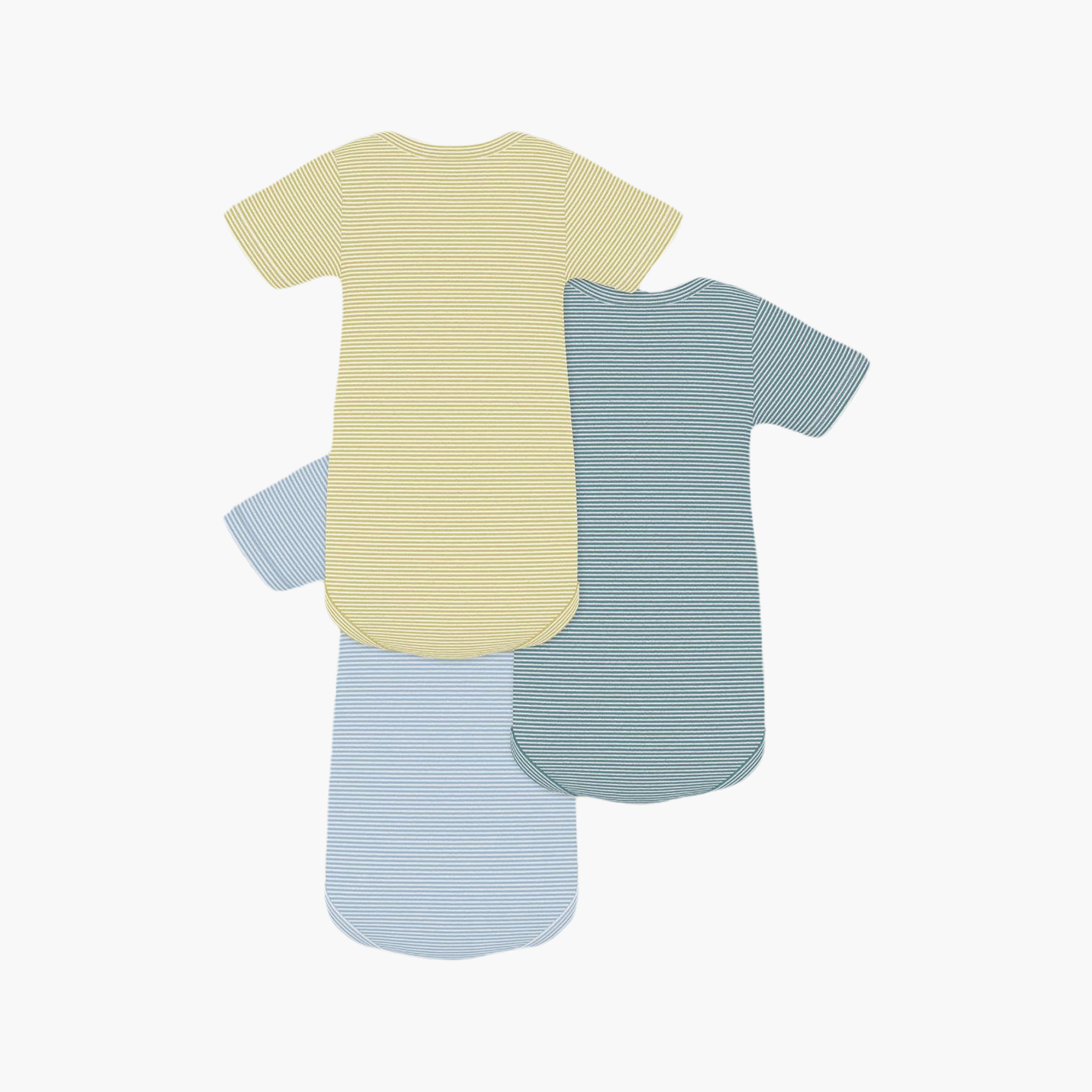 طقم بودي سوت أكمام قصيرة مخطط مكون من 3 قطع من بيتي باتو-baby-boys-clothing-bodysuits-image-2