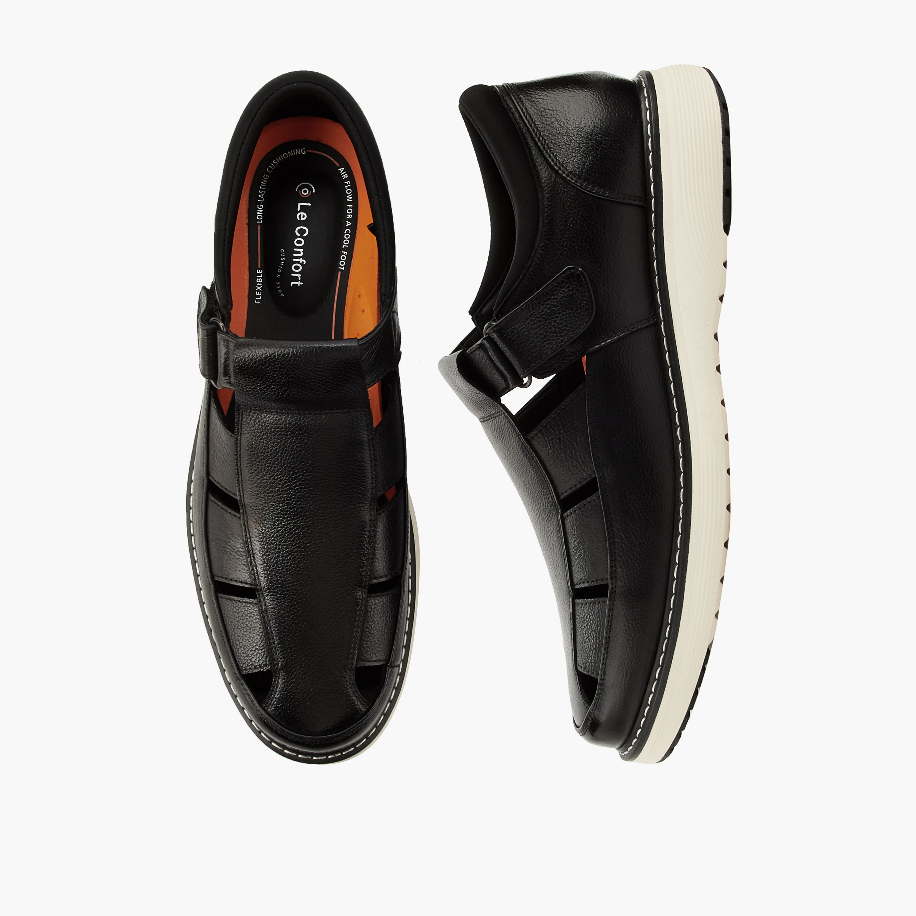 صندل فيشرمان بارز الملمس للرجال من لو كونفورت-men-shoes-sandals-image-1